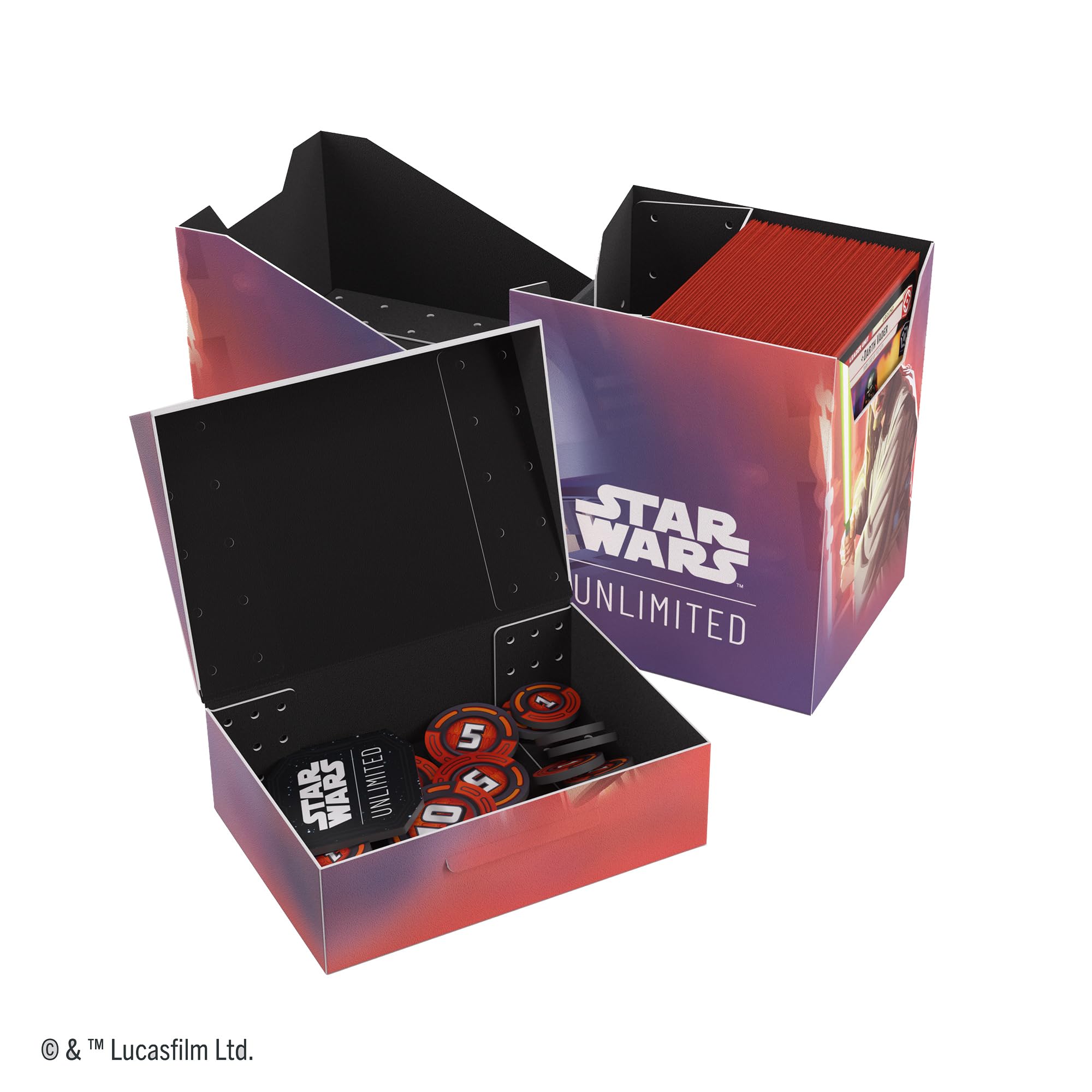 Gamegenic Star Wars: Unlimited Soft Crate Set 5 - Qui-Gon Jinn | Trading Card Storage Box 4