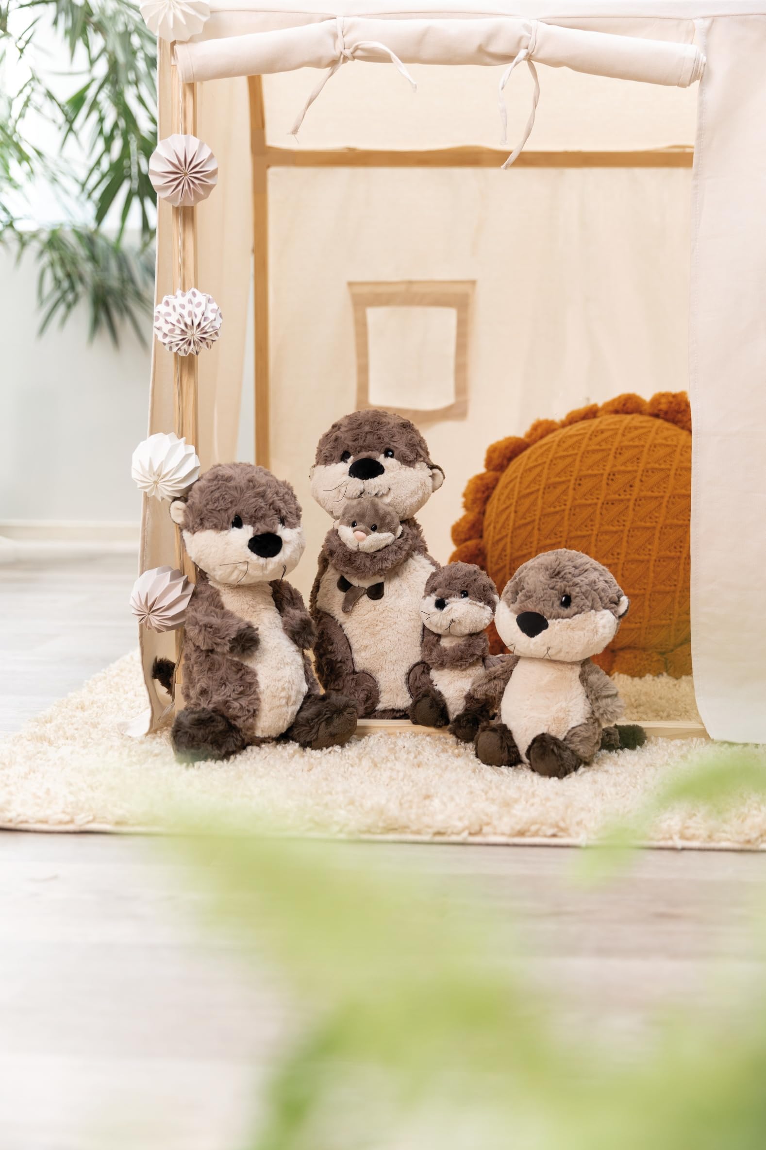 Nici Cuddly Otter Oda 25cm - Sustainable Plush Toy for Babies & Kids 2