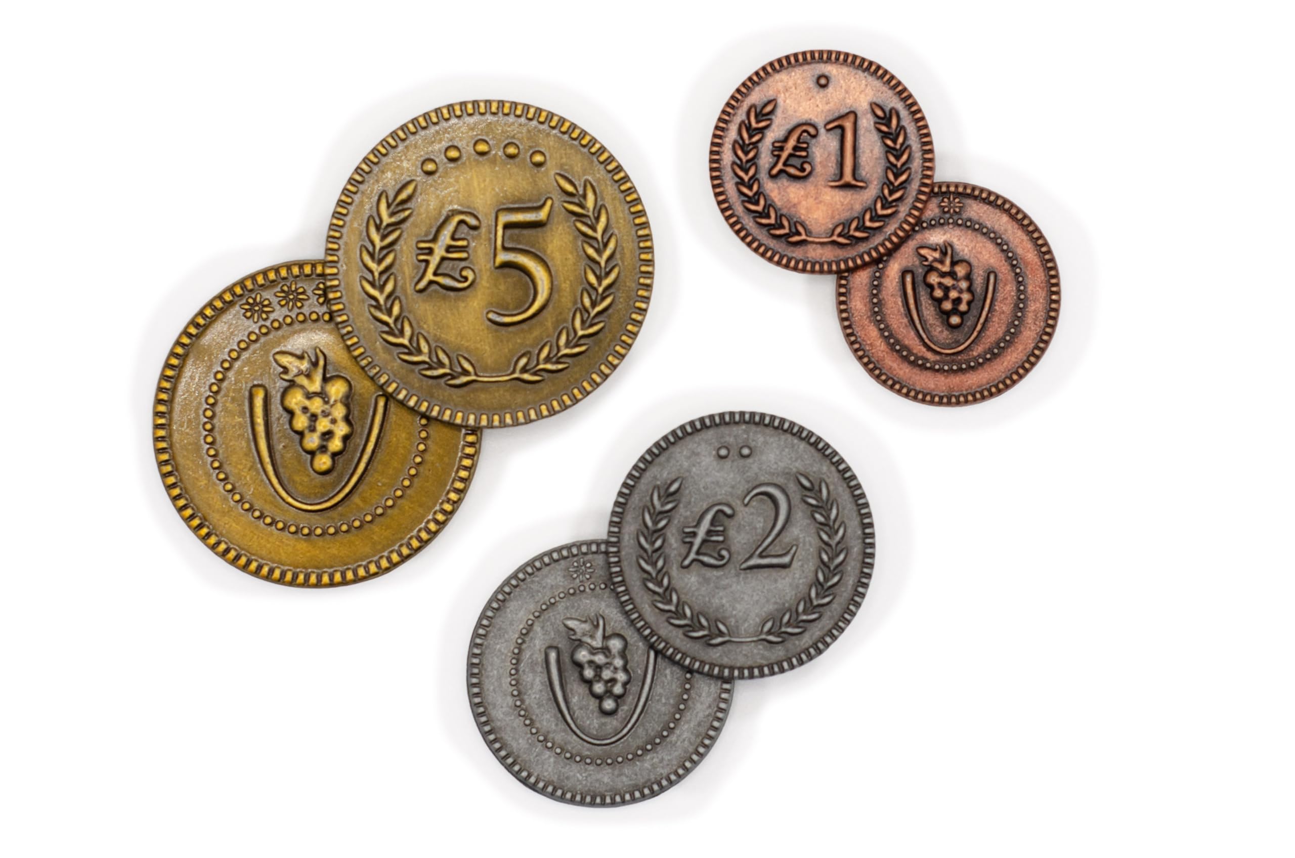 Stonemaier Games Viticulture Metal Lira Coin Upgrade Pack 3