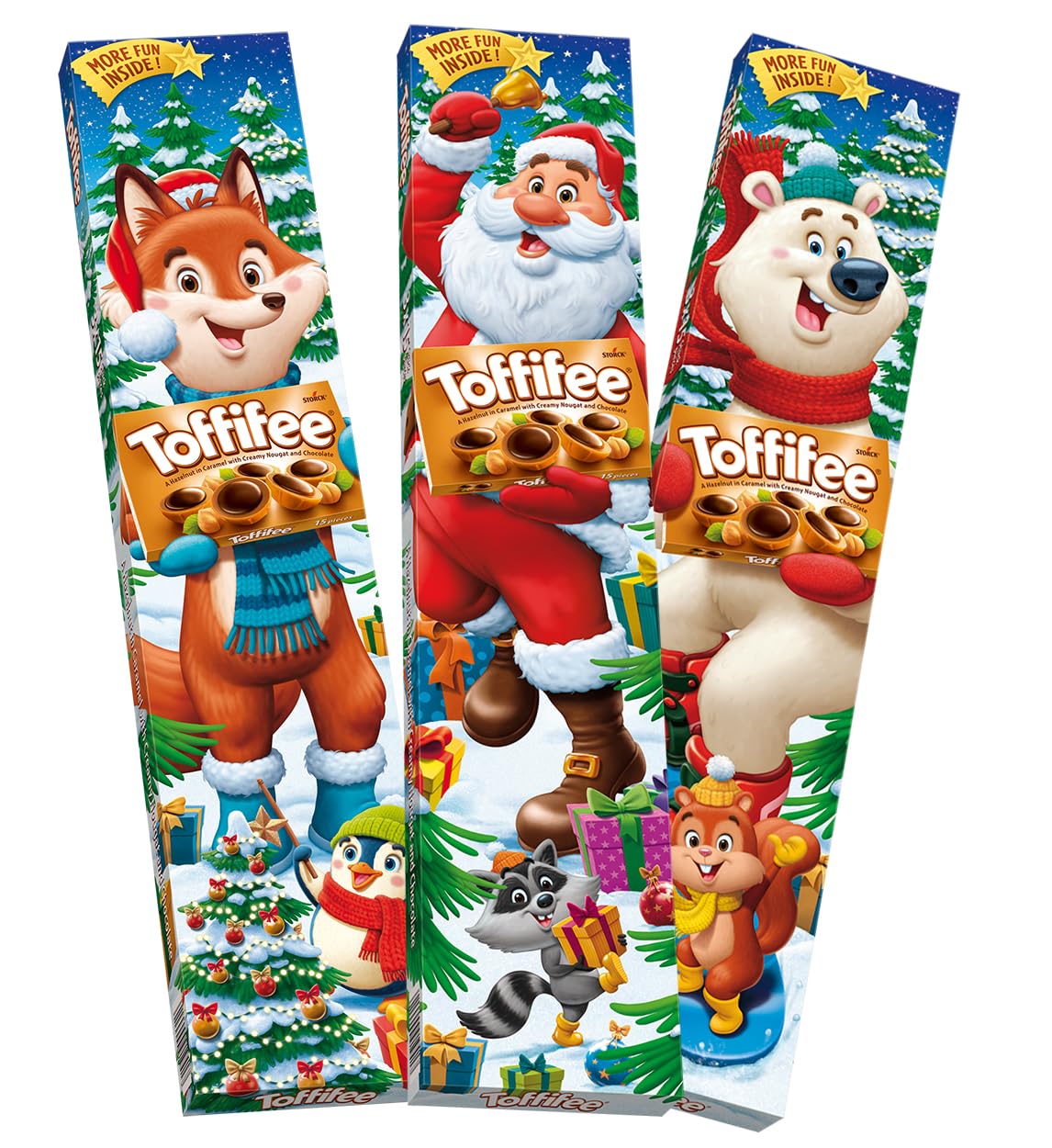 Toffifee Christmas Chewy Nougat Caramel Cups with Hazelnut & Smooth Chocolate 4