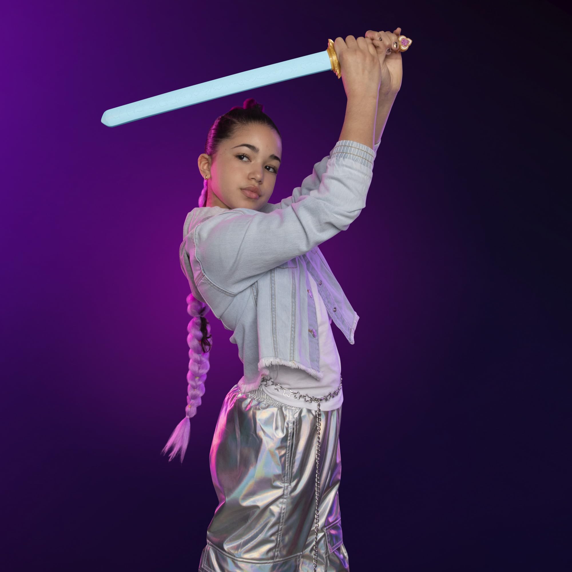 KPop Demon Hunters Nerf Rumi's Four Tiger Sword - Foam Blade, 24 Inches, Ages 6+ 5