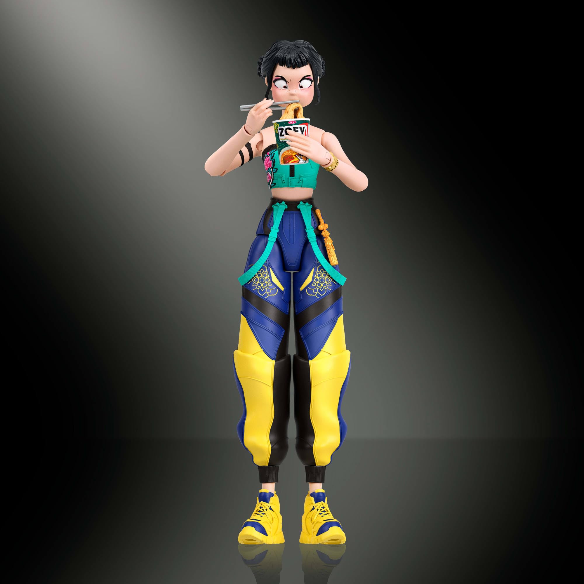 Mattel KPop Demon Hunters Zoey Action Figure - 5.6-Inch Scale, 20 Points of Articulation, Ages 4+ 5