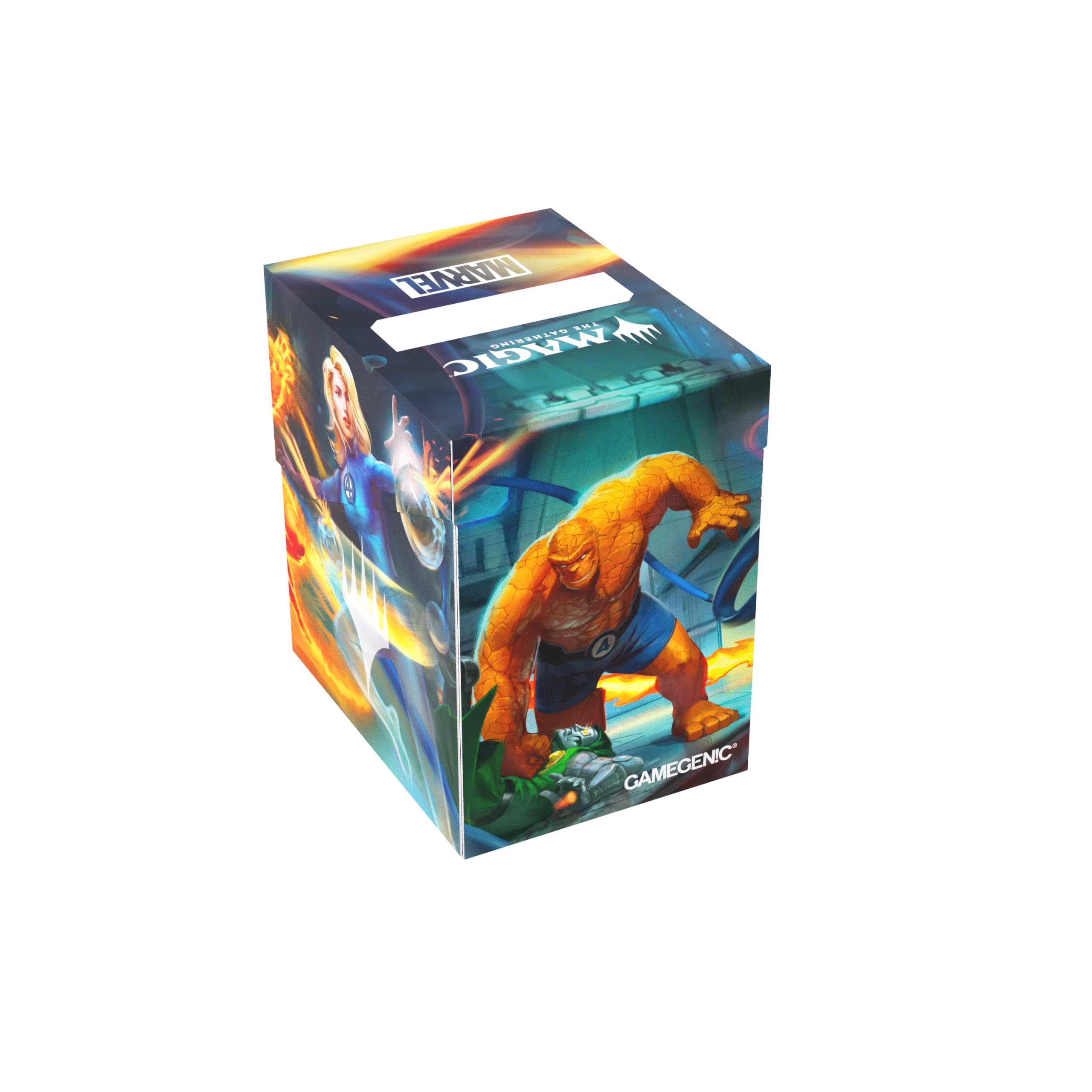 Gamegenic Soft Dynacrate 100+ XL Card Box - Marvel Super Heroes Artwork | Lockable | Plastic