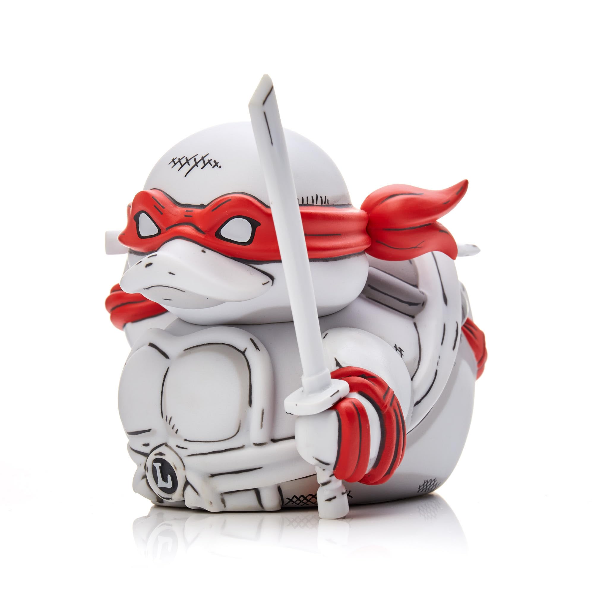 TUBBZ Teenage Mutant Ninja Turtles - Comic Style Leonardo Cosplay Duck Figure | 9cm Tall 1