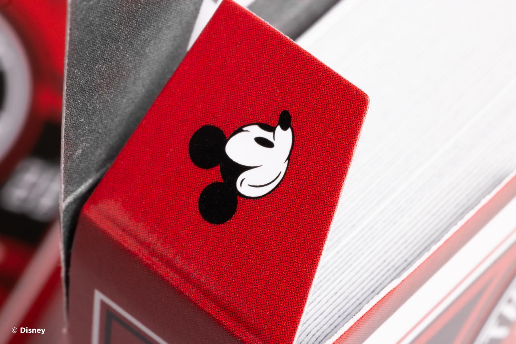 Bicycle® Classic Mickey Disney Playing Cards - 1 Deck, Air Cushion Finish, Professional, Superb Handling & Durability, Great Gift For Card Collectors, Red