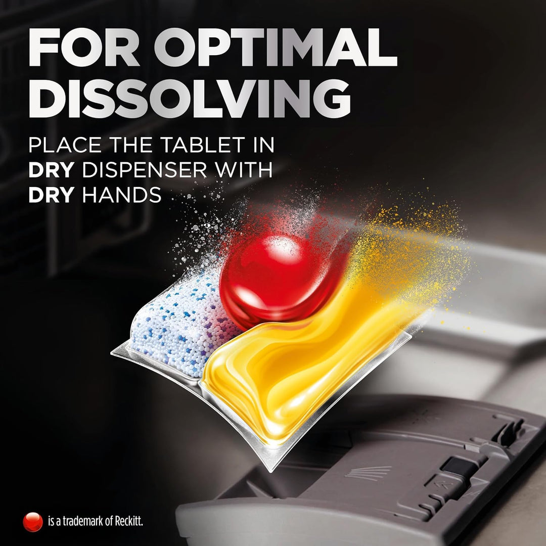 Finish Ultimate Dishwasher Tablet, Lemon Sparkle, 48 Tablets