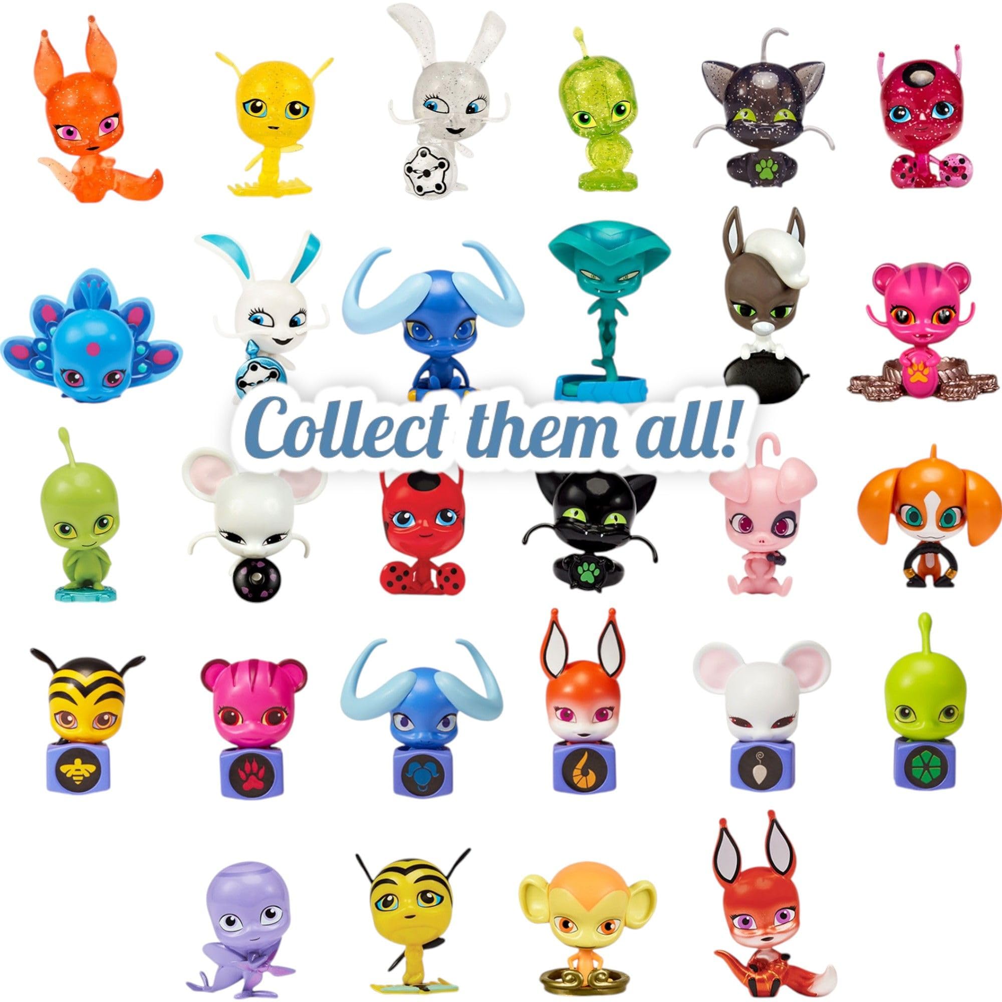 Miraculous Bandai Ladybug and Cat Noir Kwami Surprise 8 Pack - Collectible Plastic Figures for Kids 16