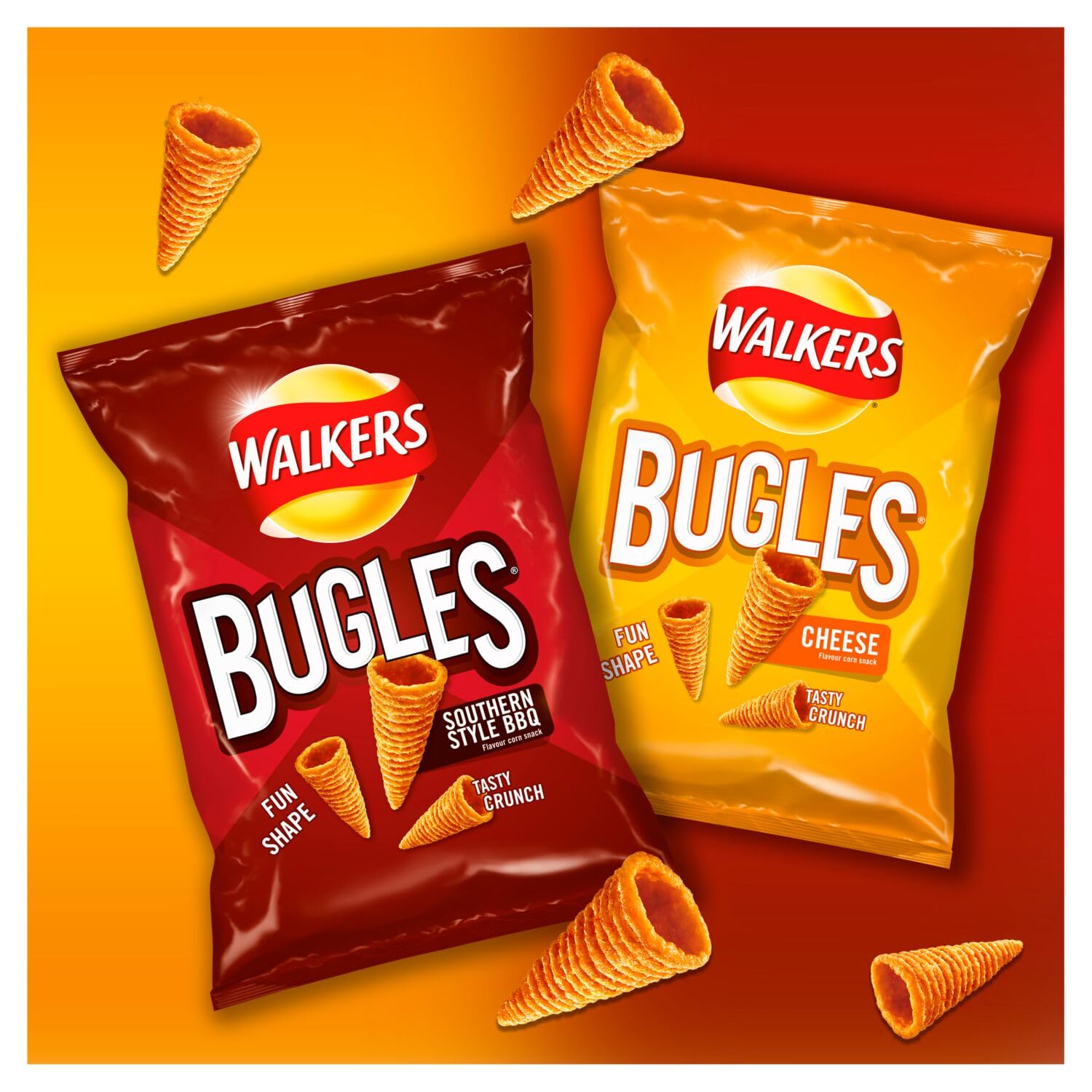 Walkers Bugles Cheese Sharing Snacks 110g 3