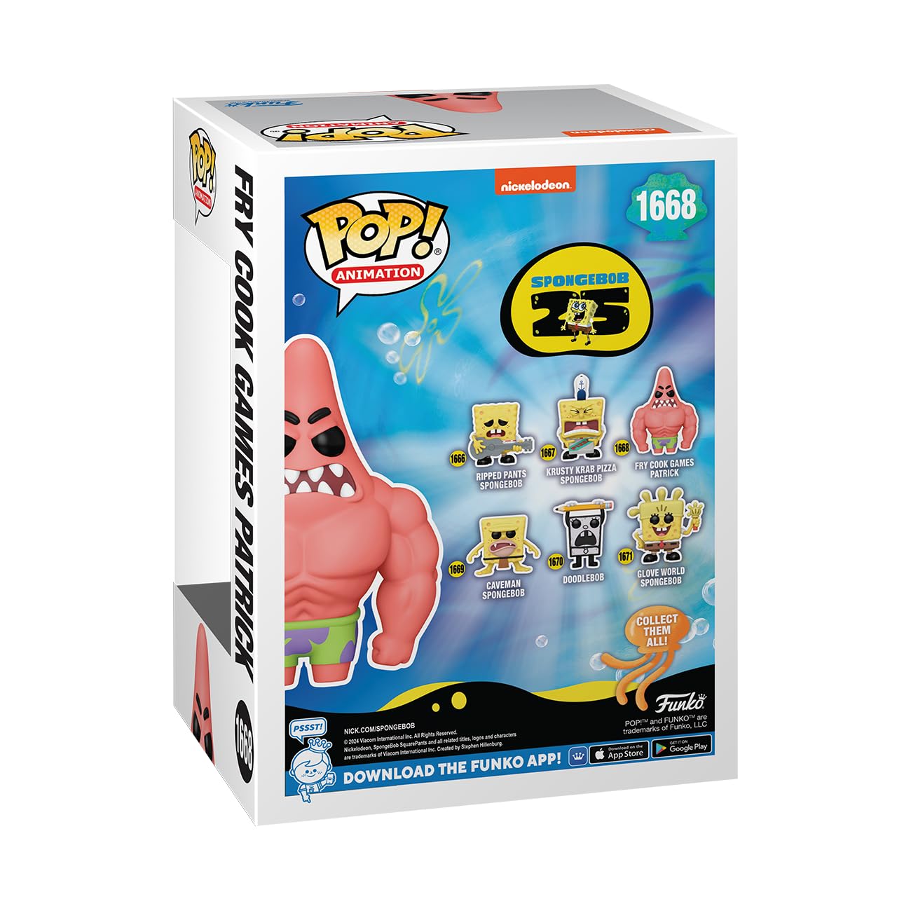 Funko Pop! TV: SpongeBob 25th Anniversary - Patrick Star With Muscles Vinyl Figure 11