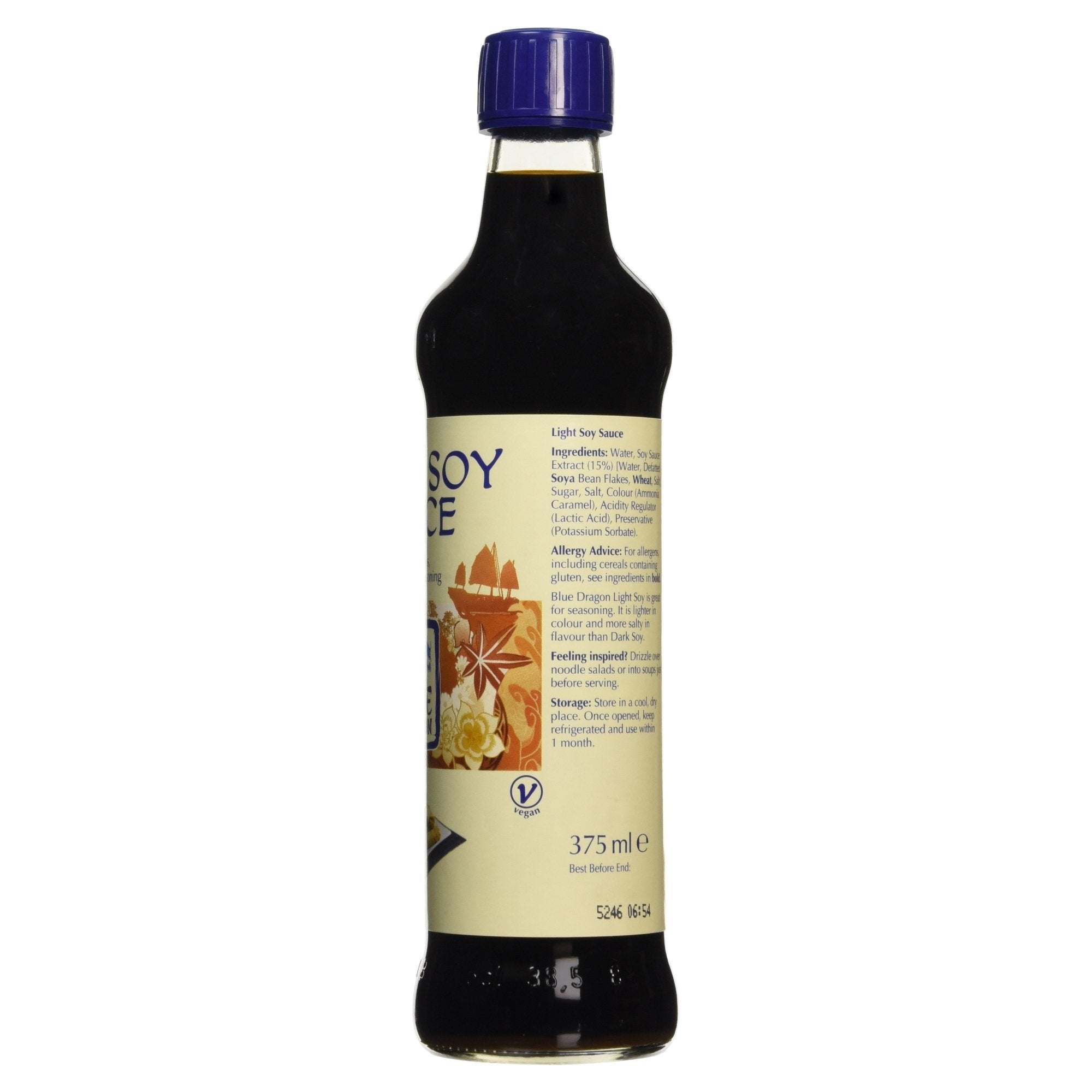Gudz Blue Dragon Light Soy Sauce - Naturally Brewed Flavor | 375ml