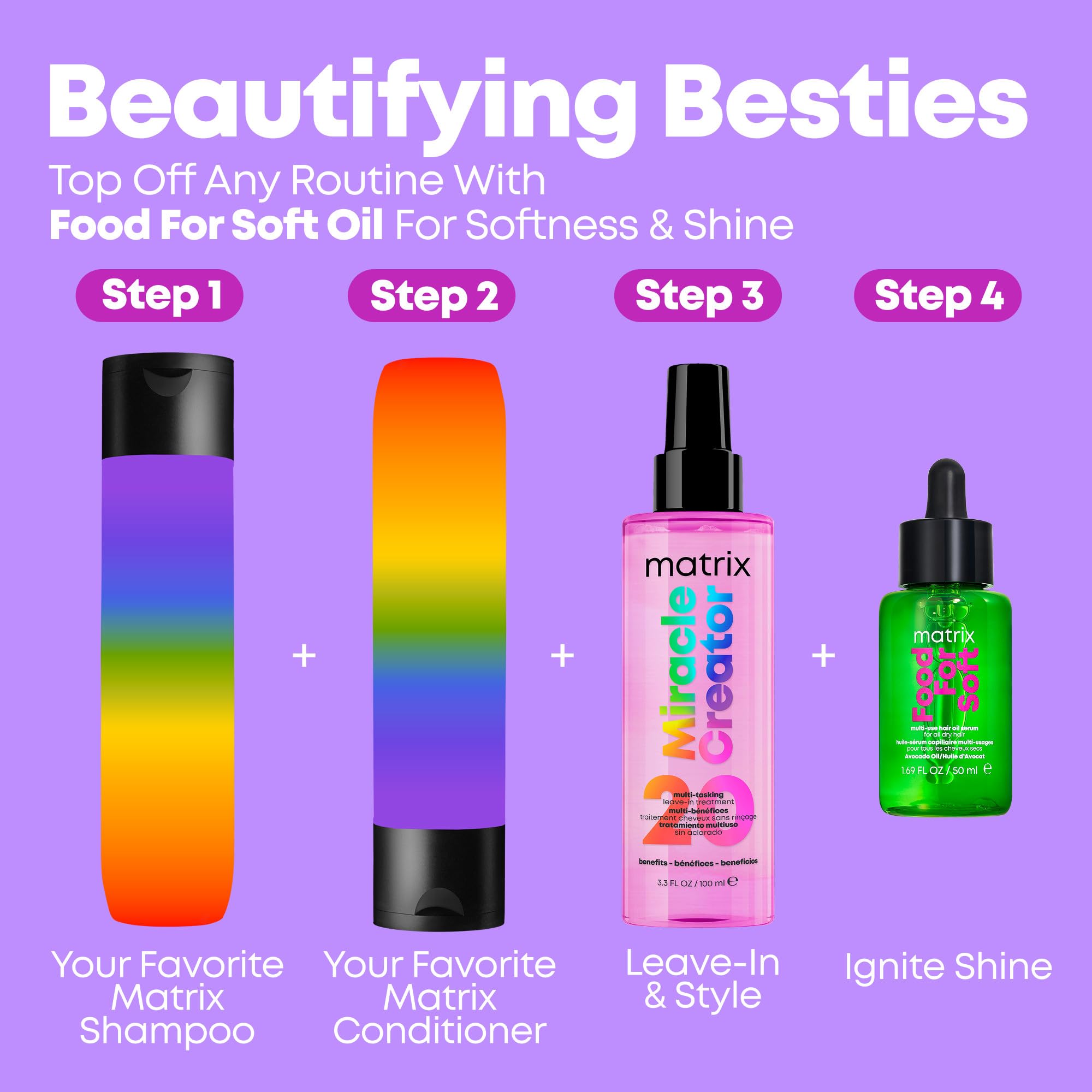 Matrix Miracle Creator Multi-Benefit Leave-In Spray - 20 Benefits, Heat Protection Up To 230°C, Detangling 8