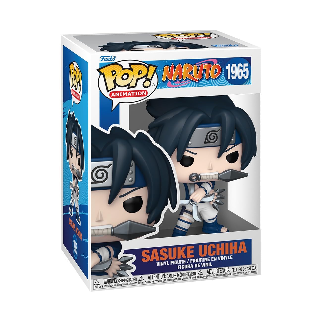 Funko Pop! Animation: Sasuke Uchiha - Naruto Classic Vinyl Figure | 3.75 in 1