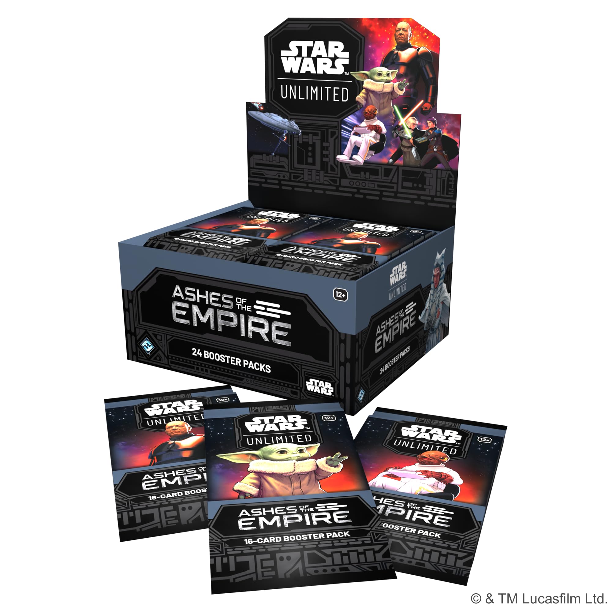 Asmodee Star Wars: Unlimited TCG Ashes of the Empire Booster Display - 24 Packs