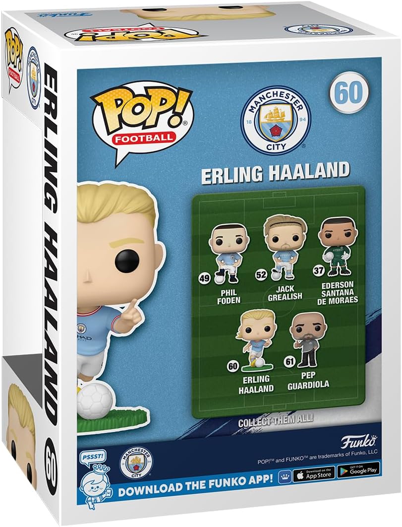 Funko POP! Football: Mancity - Erling Haaland - Manchester City FC - Collectable