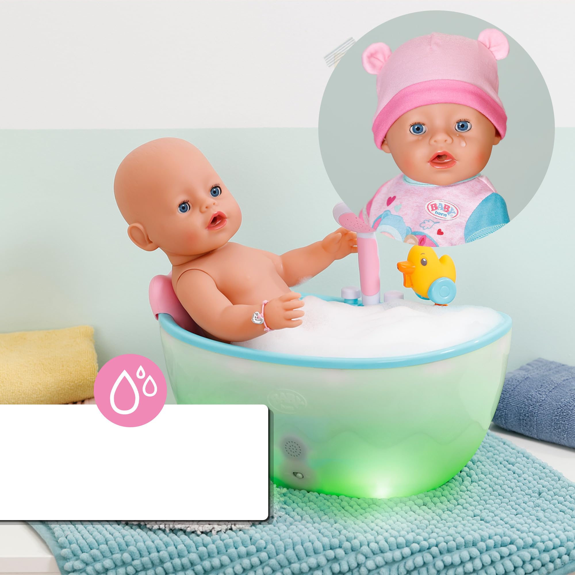 BABY born Emma - 43cm Interactive Baby Doll with 10 Functions & Accessories for Kids 13