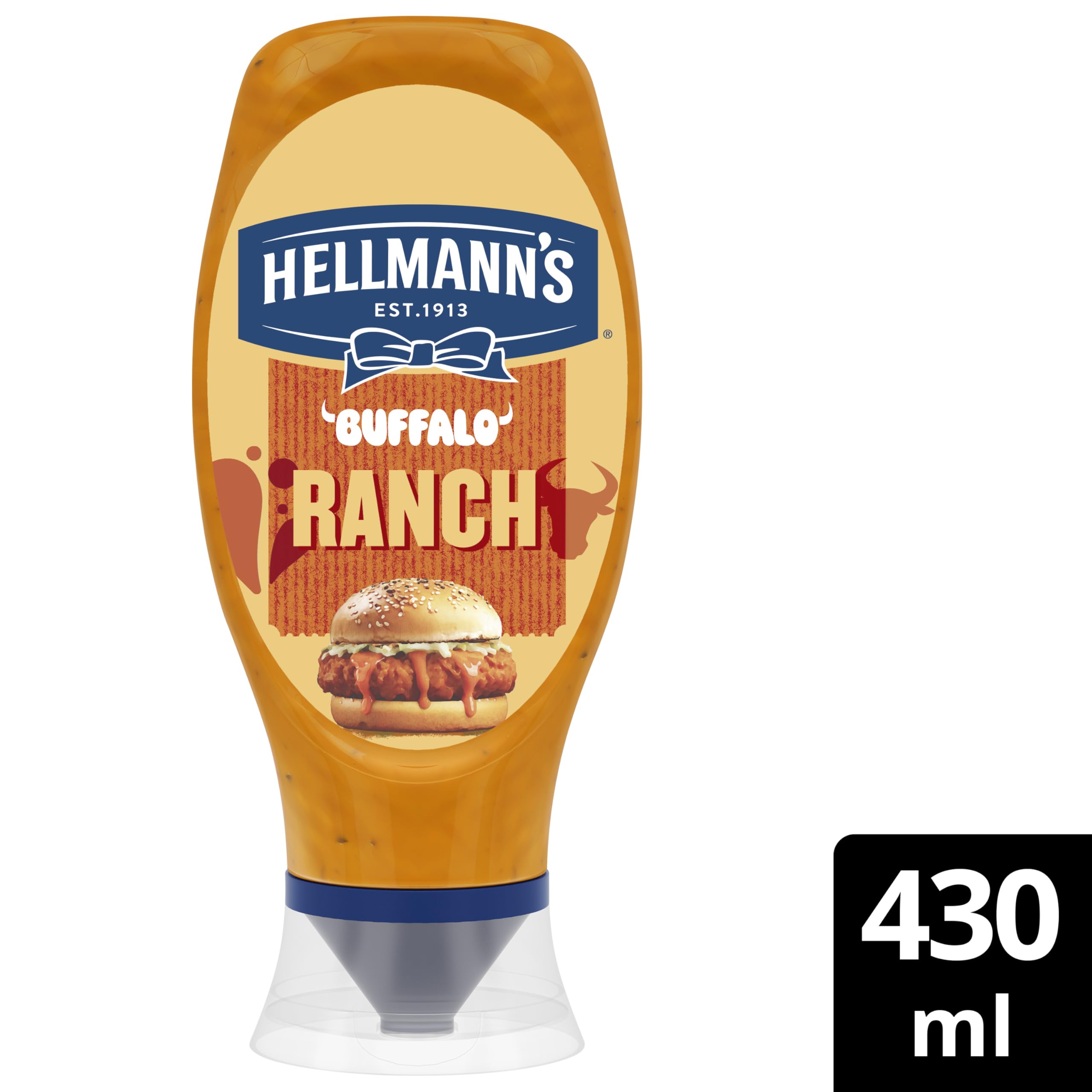 Hellmann's Buffalo Ranch Sauce with Buttermilk & Chillies | Medium Spicy | Vegetarian Suitable 2