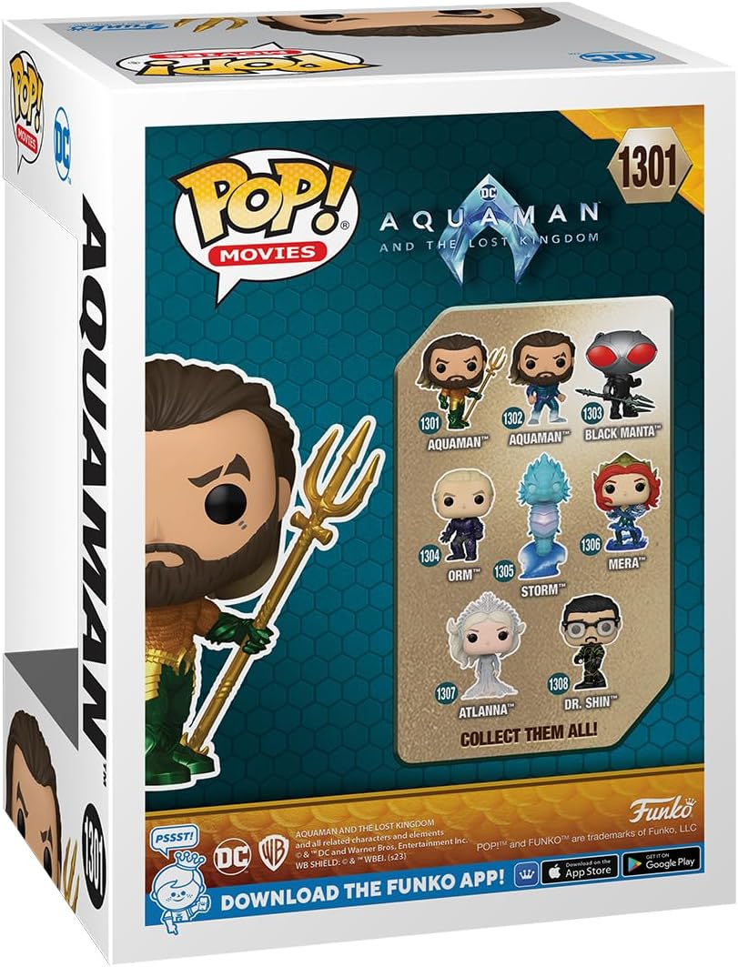 Funko Pop! Movies DC - Aquaman and the Lost Kingdom Aquaman Vinyl Figure (68187)