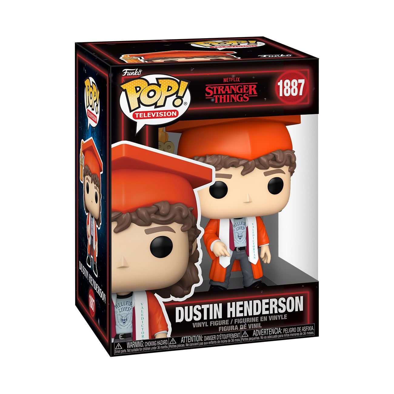 Funko POP! TV: Stranger Things Dustin Graduation Vinyl Figure | 3.75 Inches