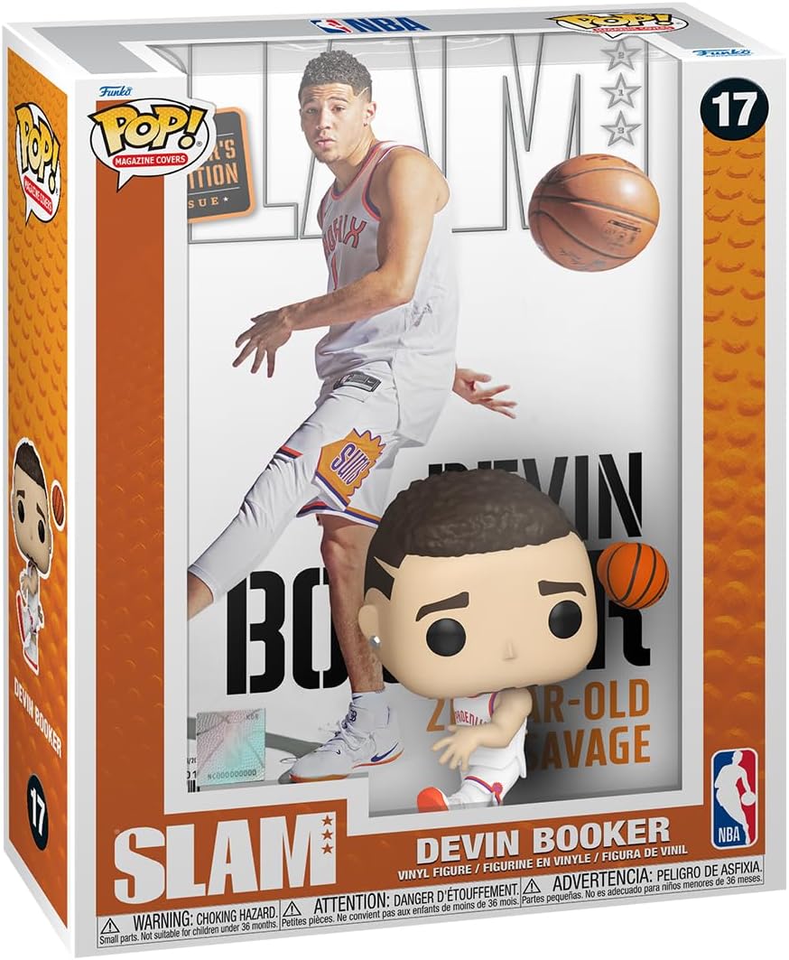 Funko POP! NBA Cover: Slam – Devin Booker - Collectable Vinyl Figure - Gift Idea