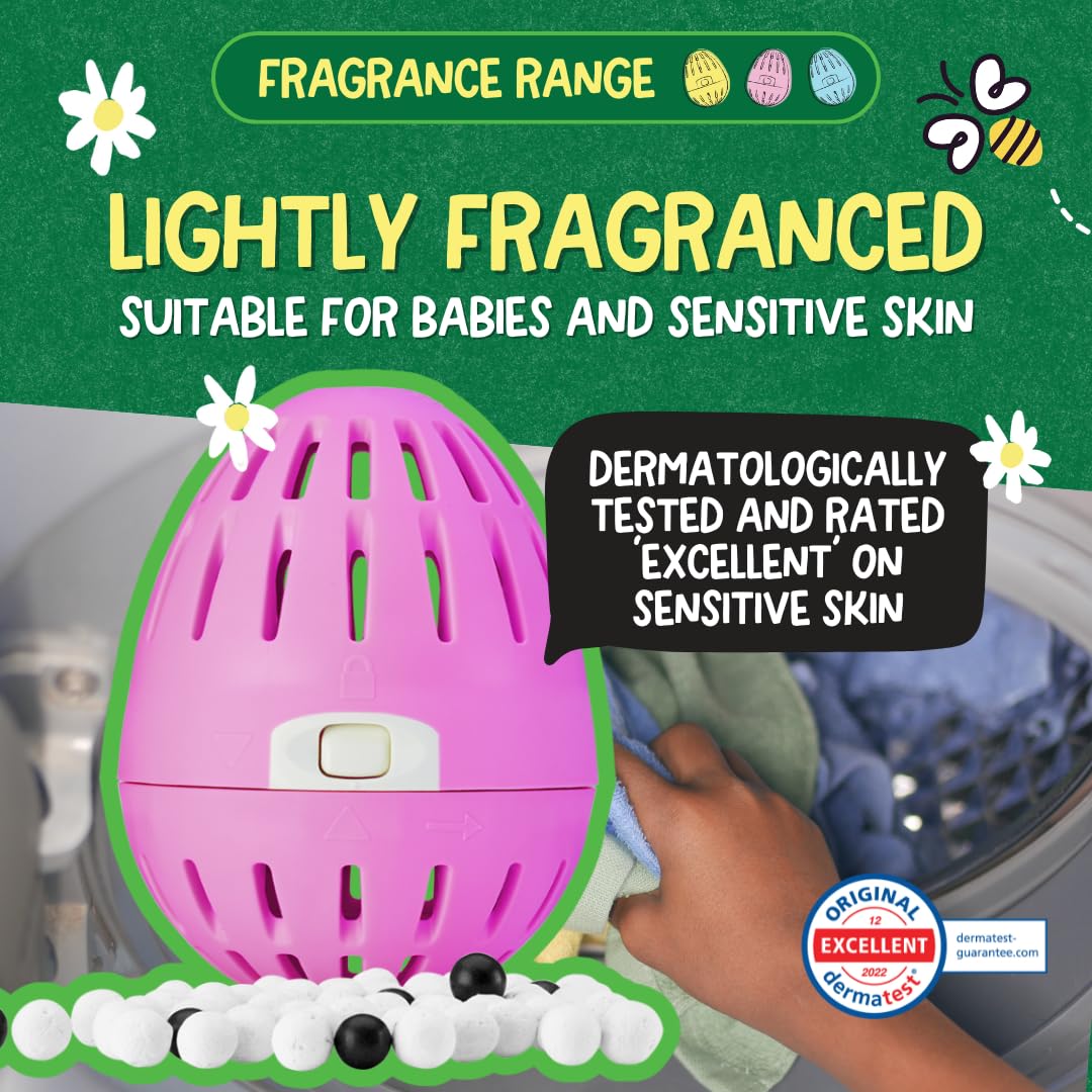 Ecoegg - Bio Detergent Refill Pellets (130g, 50 Washes, Pink Paradise Fragrance) 4
