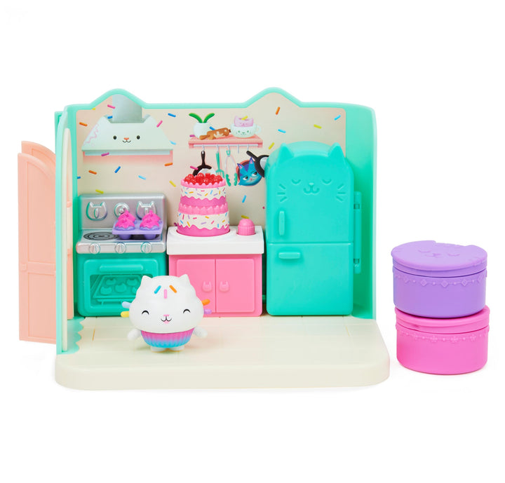 Gabby’s Dollhouse Bakey with Cakey Kitchen Playset - Spinning Cake & 2 Surprise Deliveries, Ages 3+