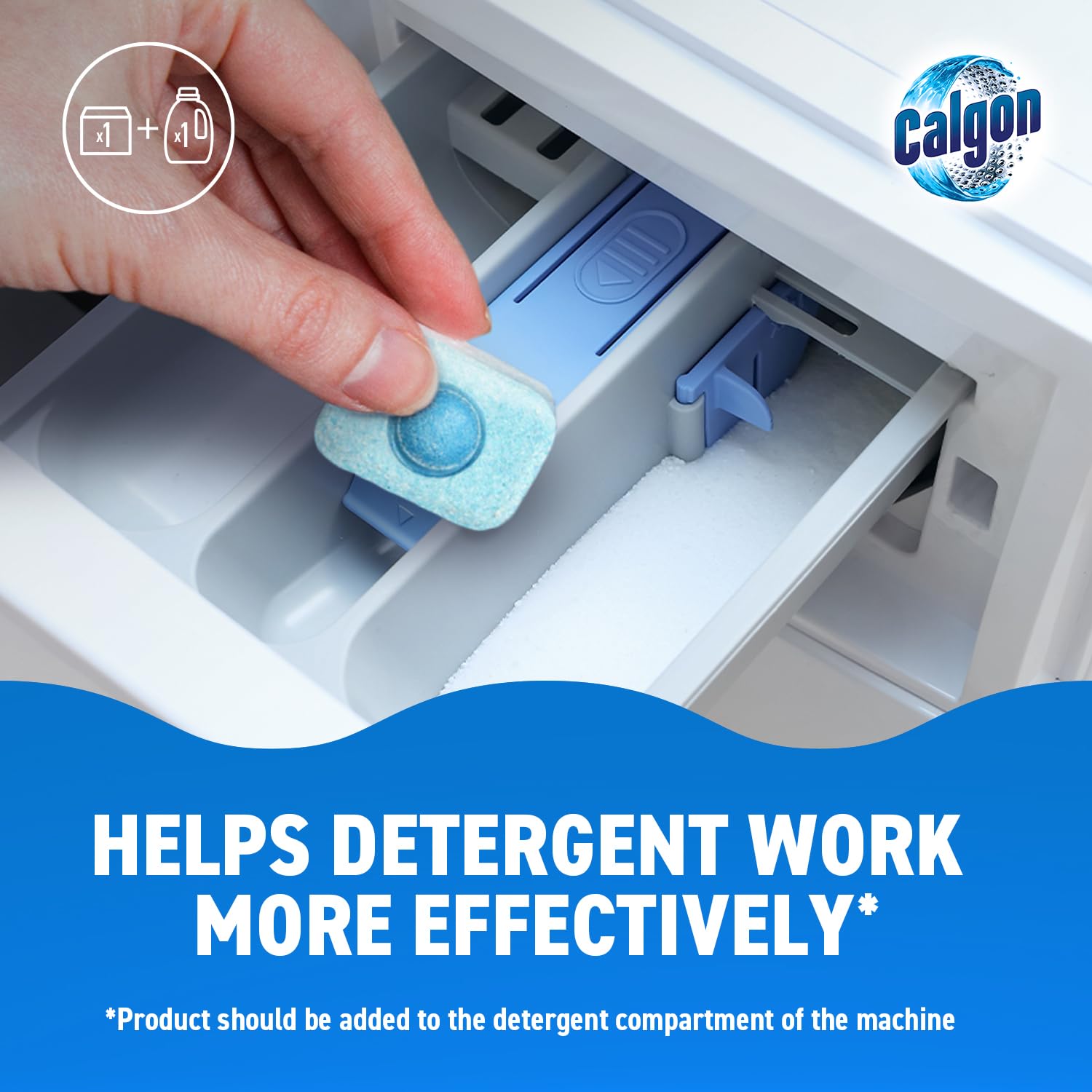 Calgon - 4-in-1 Washing Machine Cleaner and Water Softener Tablets, 45 Tablets 13