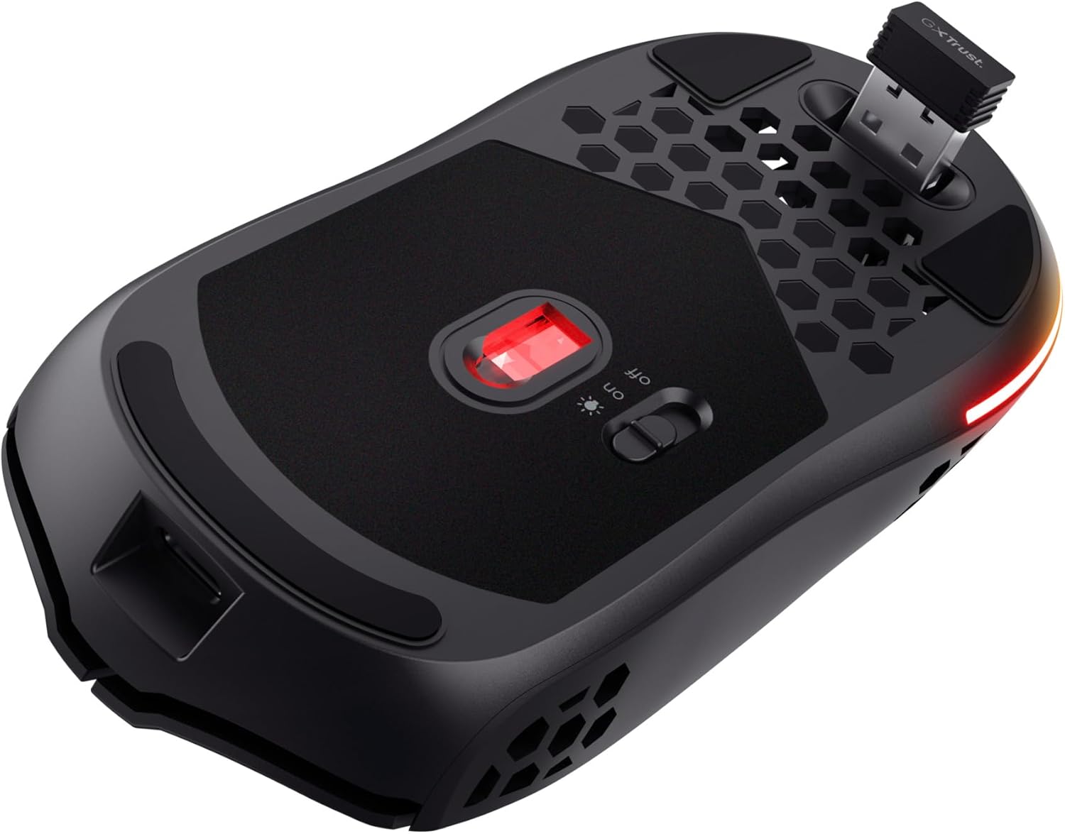 Trust Gaming GXT 929 Helox Wireless Gaming Mouse – Ultra-Light 75g with RGB, 2.4 GHz, Rechargeable, 80-Hour Battery 11