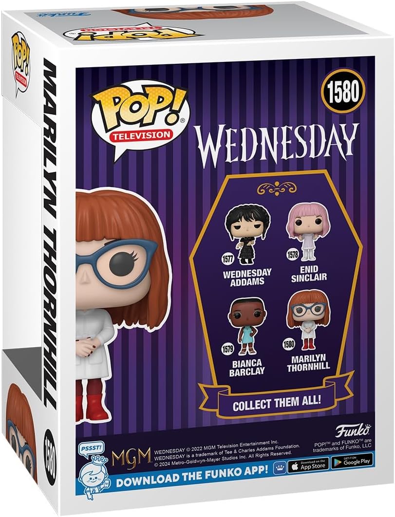 Funko Pop! TV Wednesday - Mrs. Thornhill Vinyl Figure (Rave'n T)