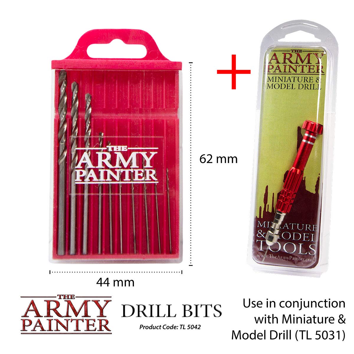 The Army Painter TL5042 Painter Drill Bits - Pack of 10 | 0.7mm to 3.0mm Range