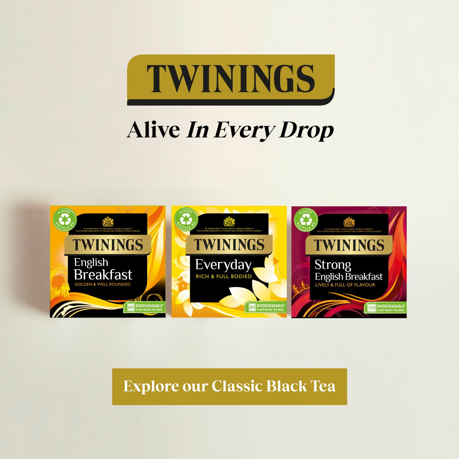 Twinings Decaffeinated Everyday Tea 320 Tea Bags (Pack of 4) - Rich & Full-Bodied Black Tea 8