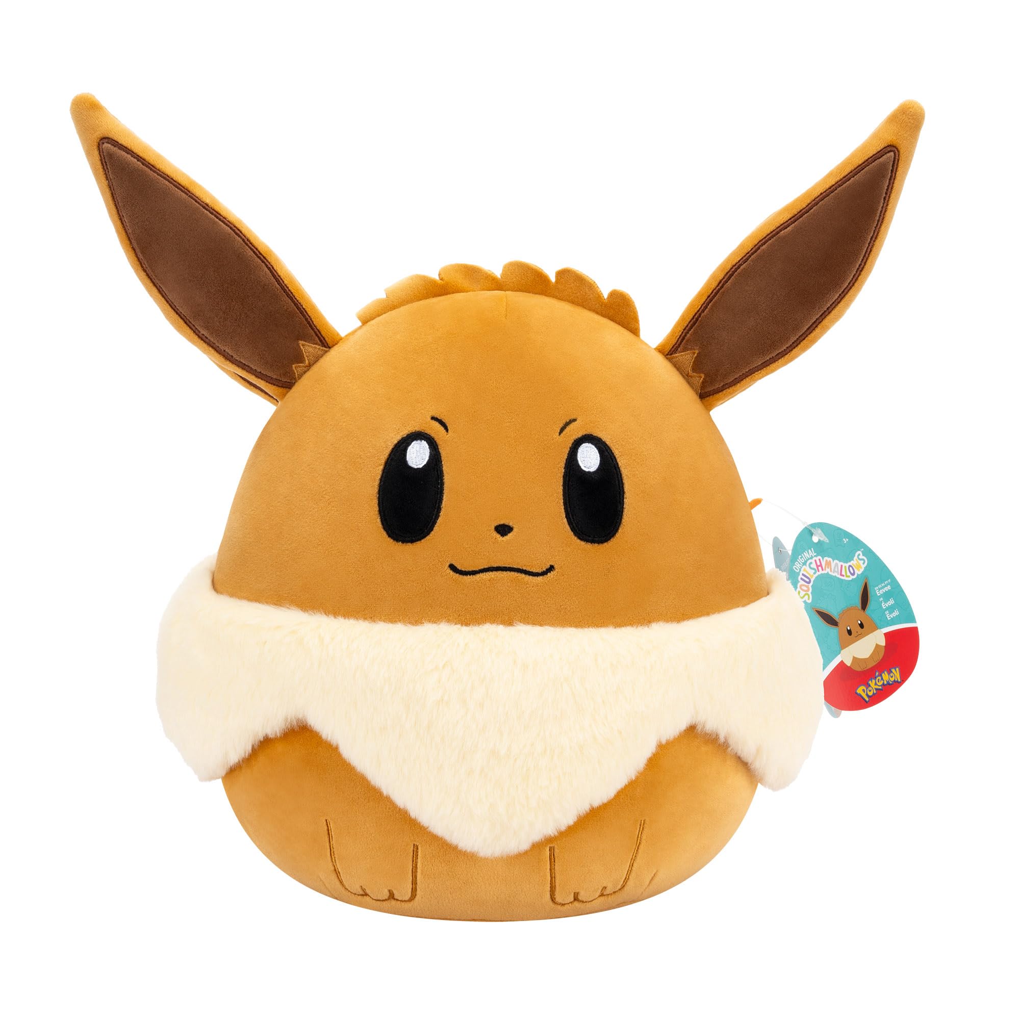 Squishmallows 10-Inch Pokémon Eevee Plush - Ultra-Soft Collectible Stuffed Animal 5