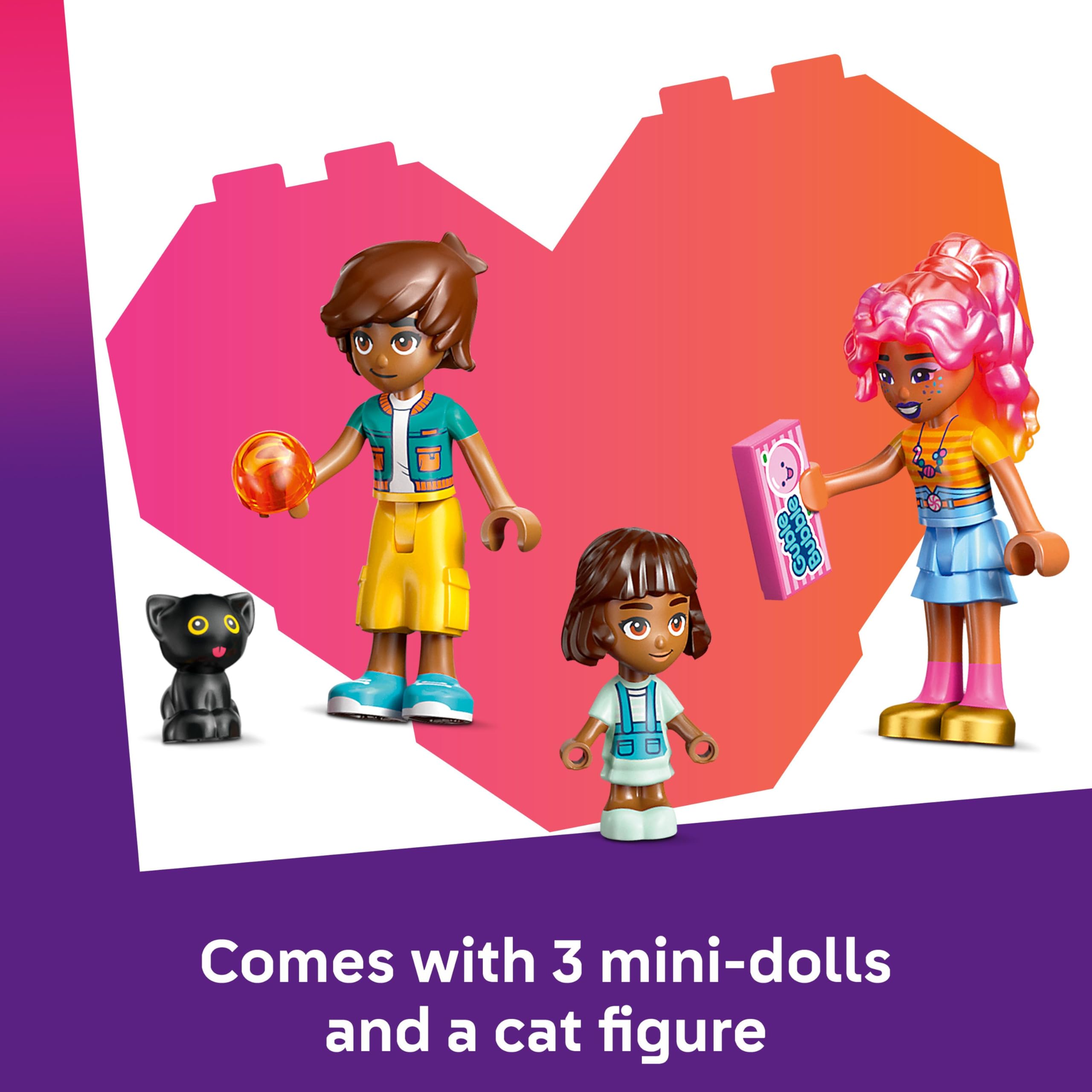 LEGO Friends Heartlake City Sweet Shop Set - Building Toy for Kids 6+ 10
