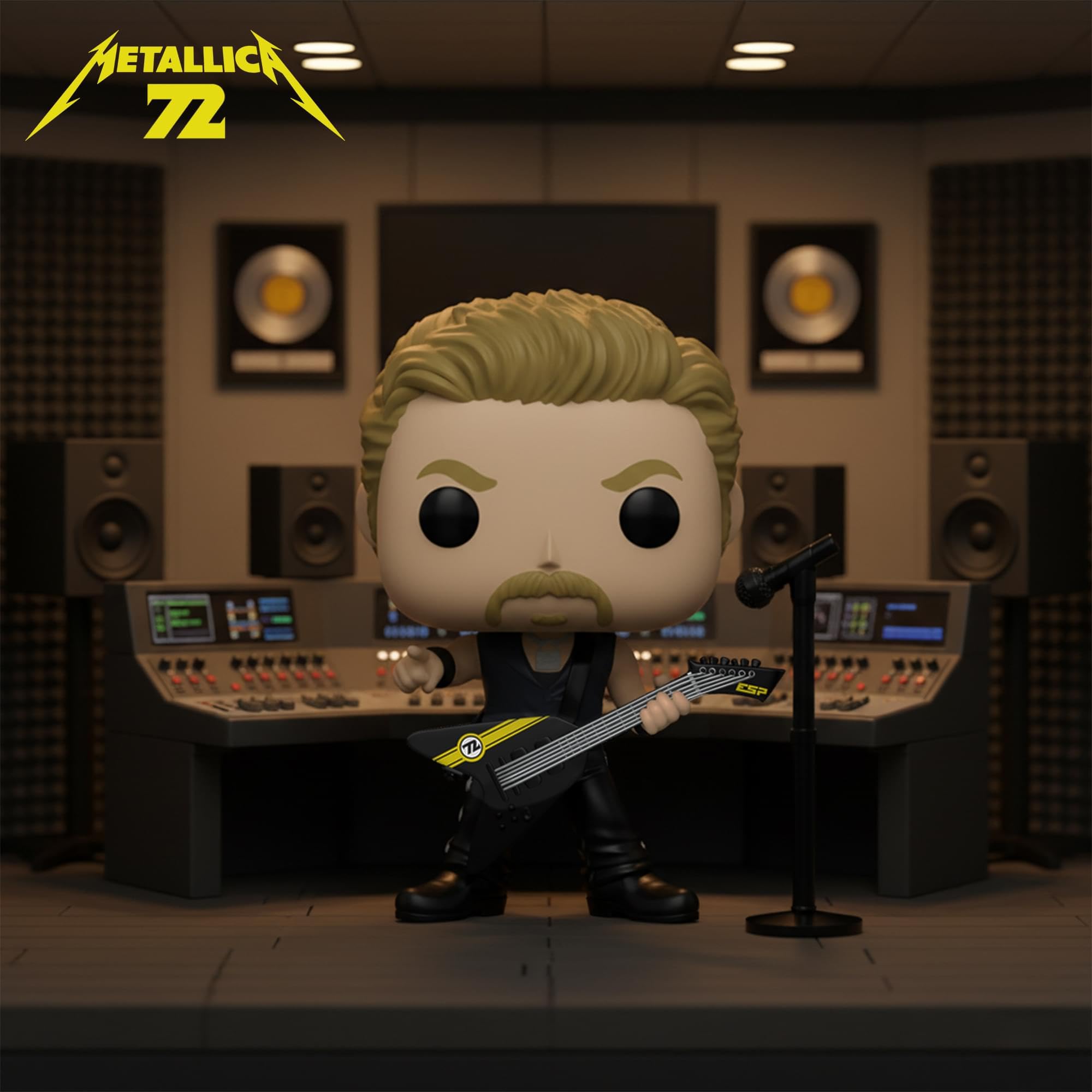 Funko POP! Rocks: James Hetfield - 72 Seasons Collectable Vinyl Figure | Chibi Style 2