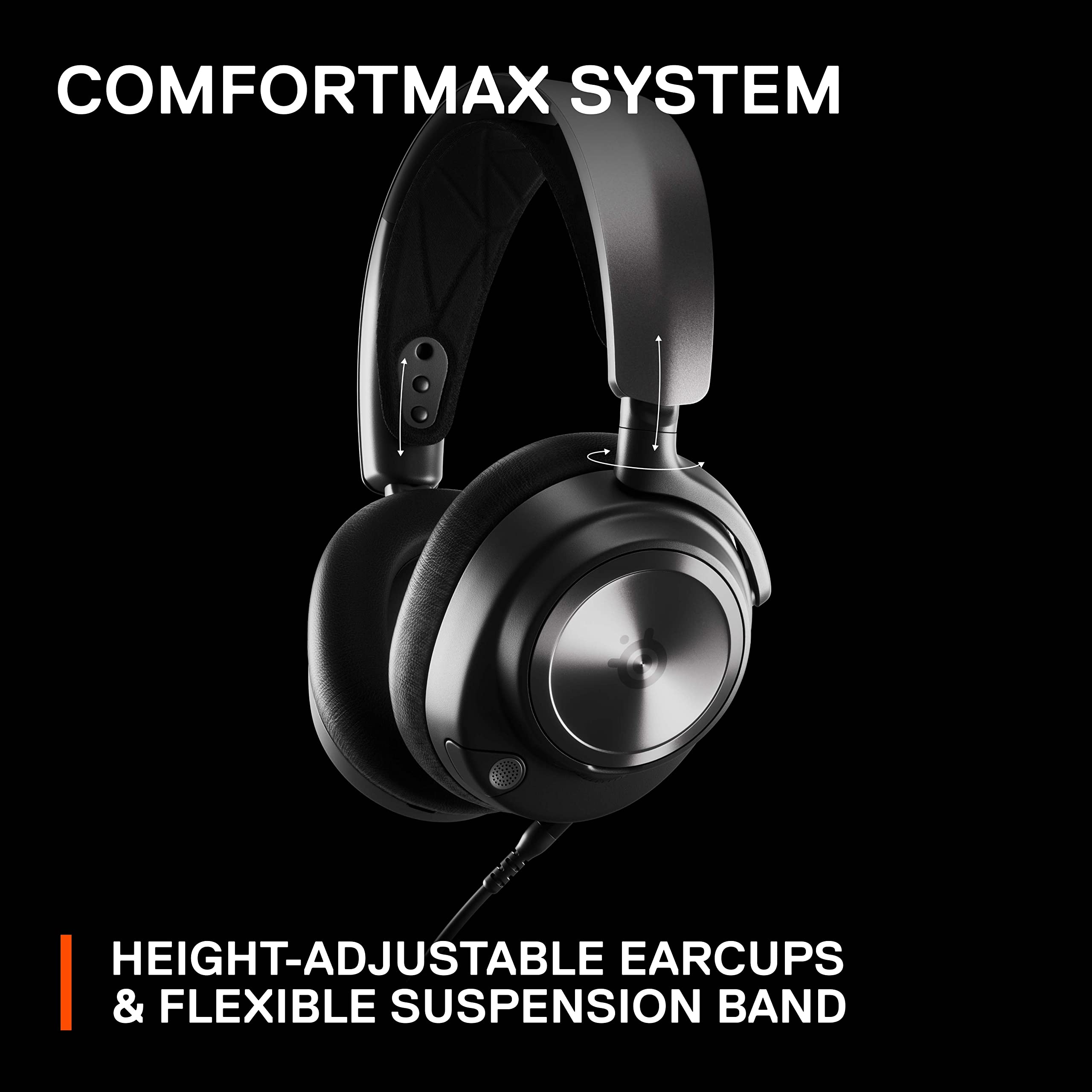 SteelSeries Arctis Nova Pro - Multi-System Gaming Headset [PC, PS5, Switch] 8