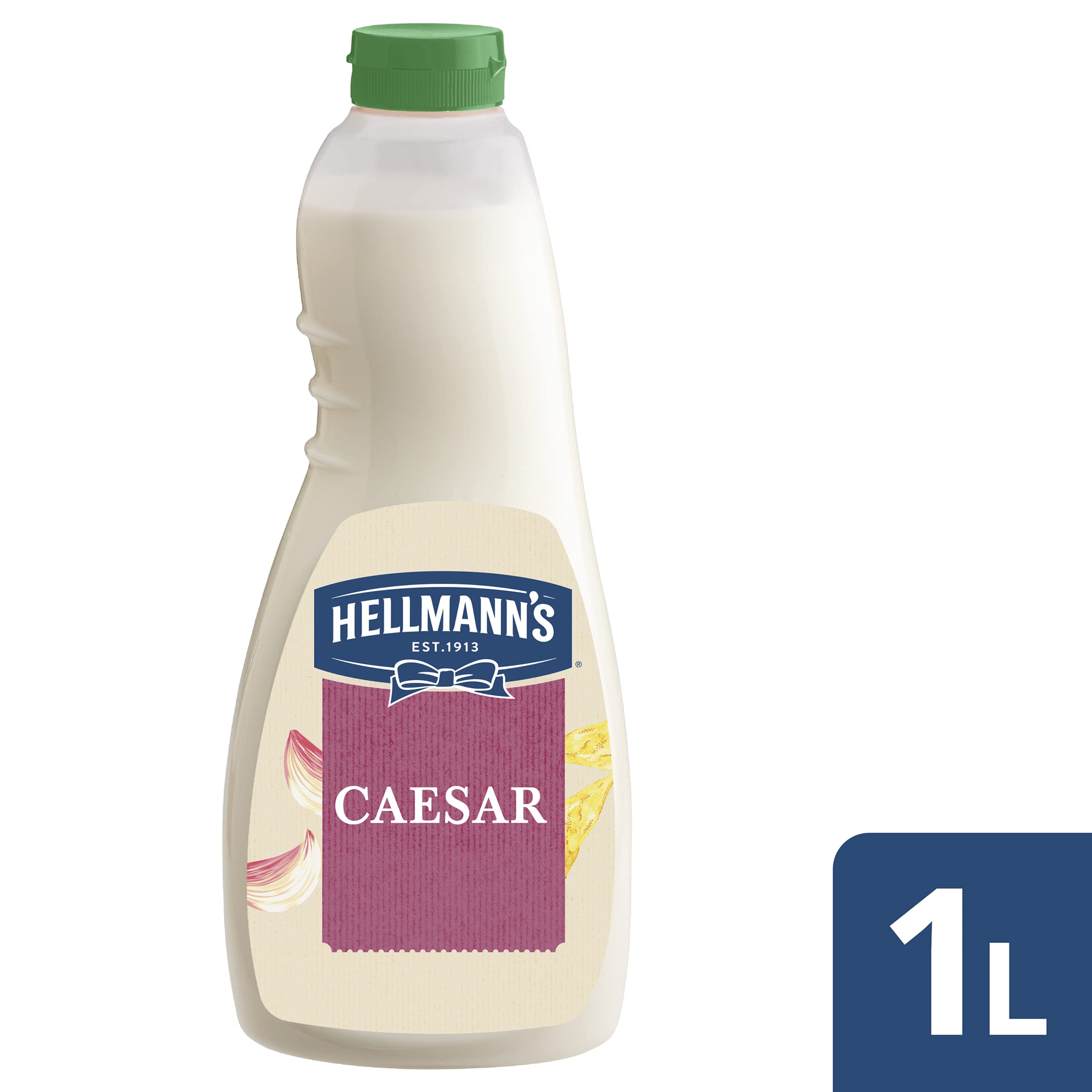 Hellmann's Caesar Dressing - Gluten Free | Made with Free Range Eggs | 1L