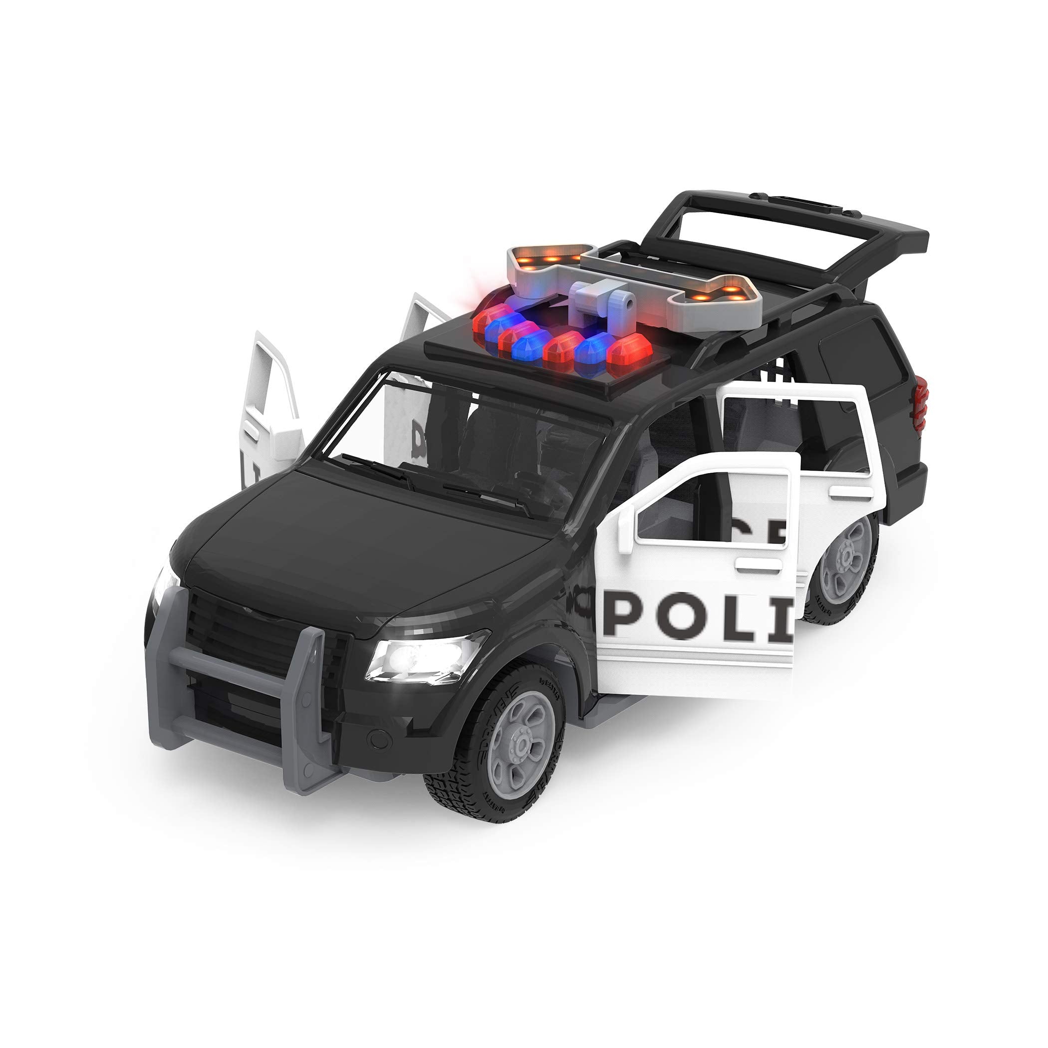 DRIVEN by Battat Micro Police SUV - Toy Car with Lights, Sound & Moving Parts 1