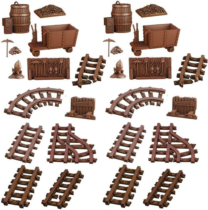 Mantic Games Abandoned Mine 28mm Pre-Colored Terrain Set (MGTC115)