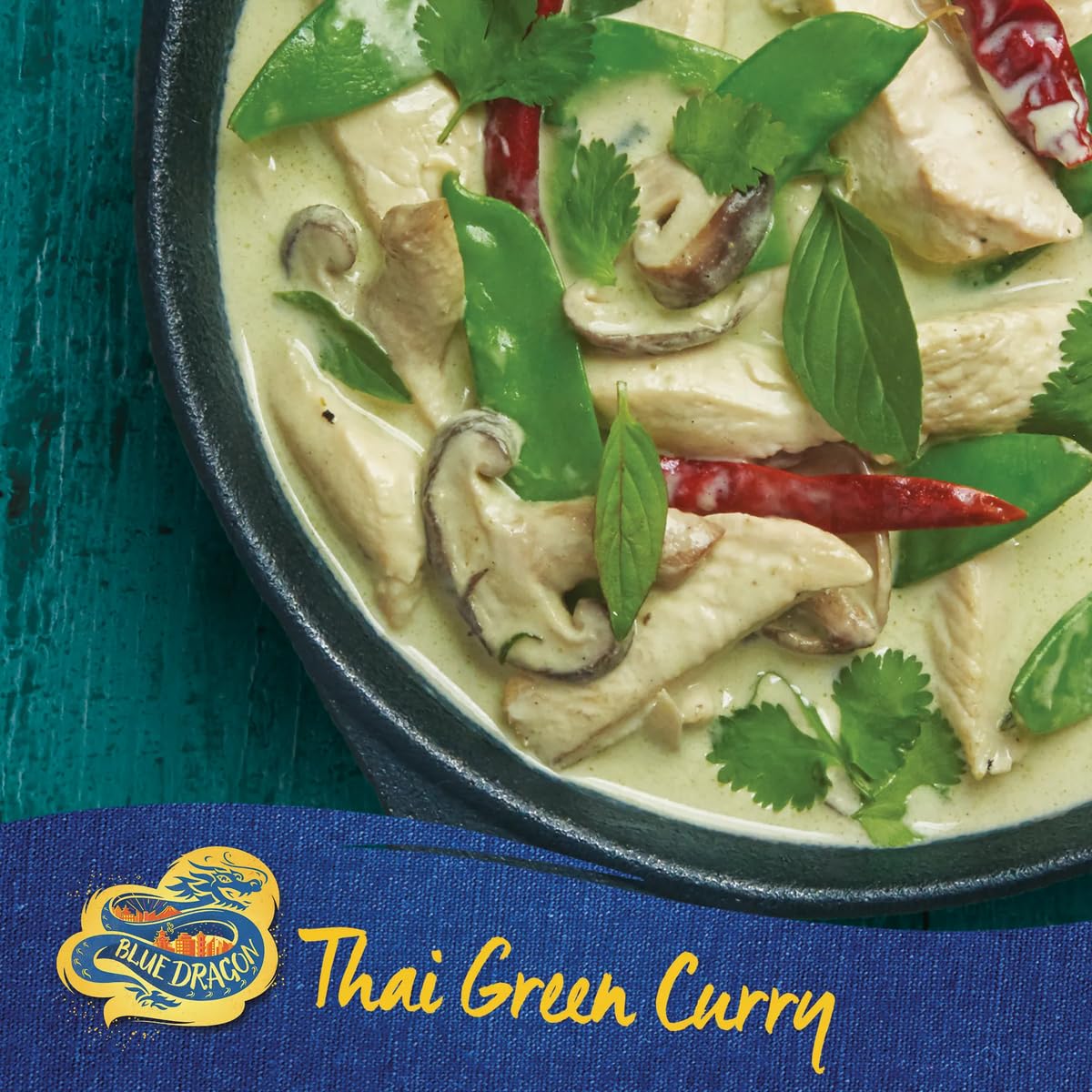 Blue Dragon Thai Green Curry Paste 170g - Medium Spice, Authentic Thai Curry Paste for Cooking 5