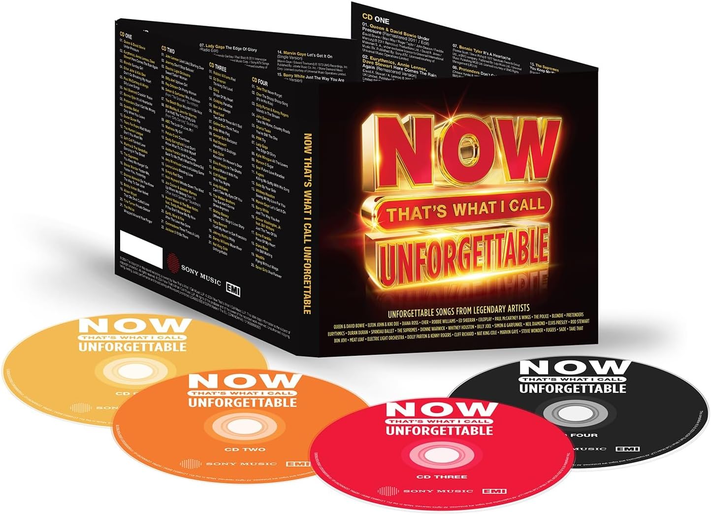 NOW That's What I Call Unforgettable - 4CD Compilation Album 2