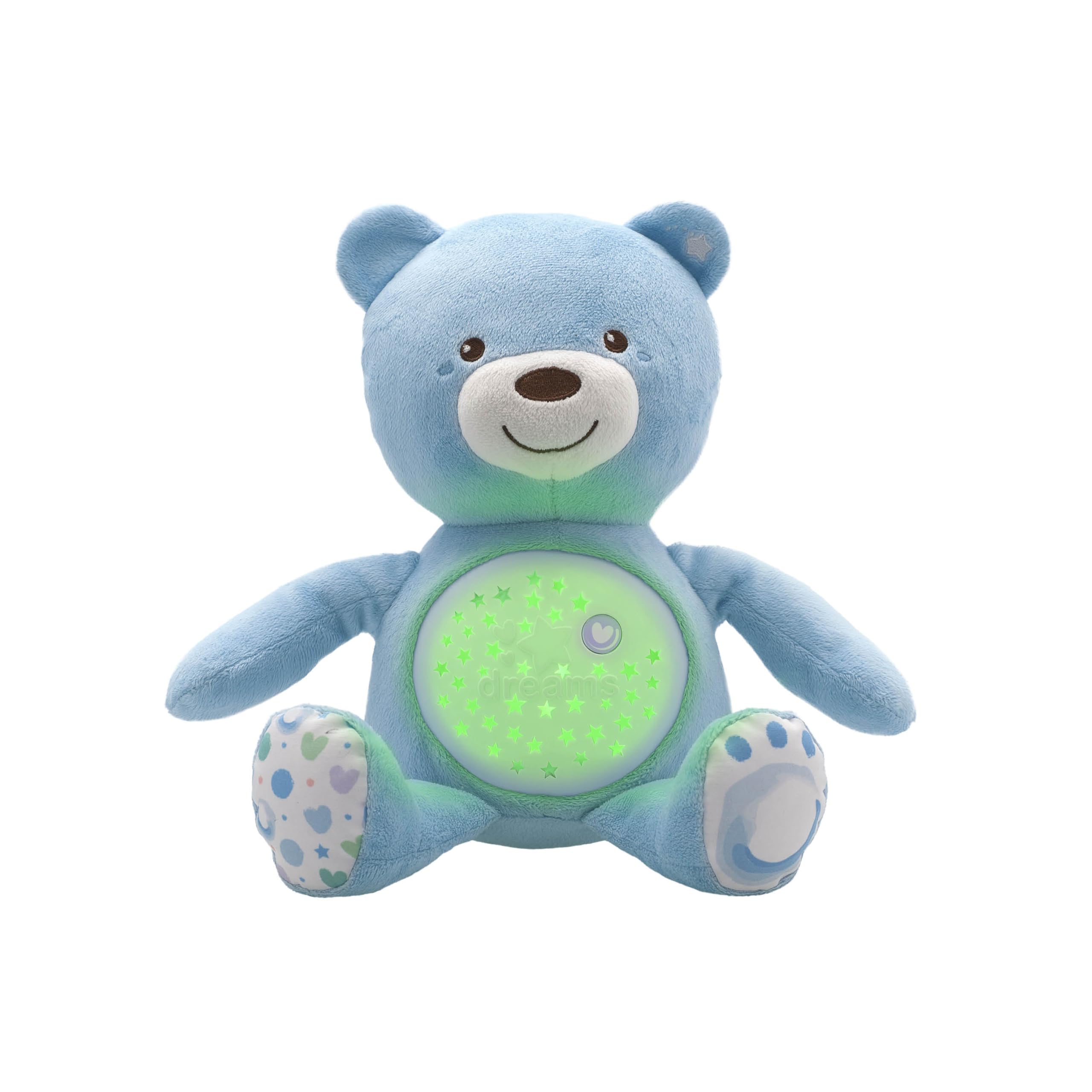 Chicco First Dreams Teddy Bear with Night Light - Musical Plush with Color-Changing Projection