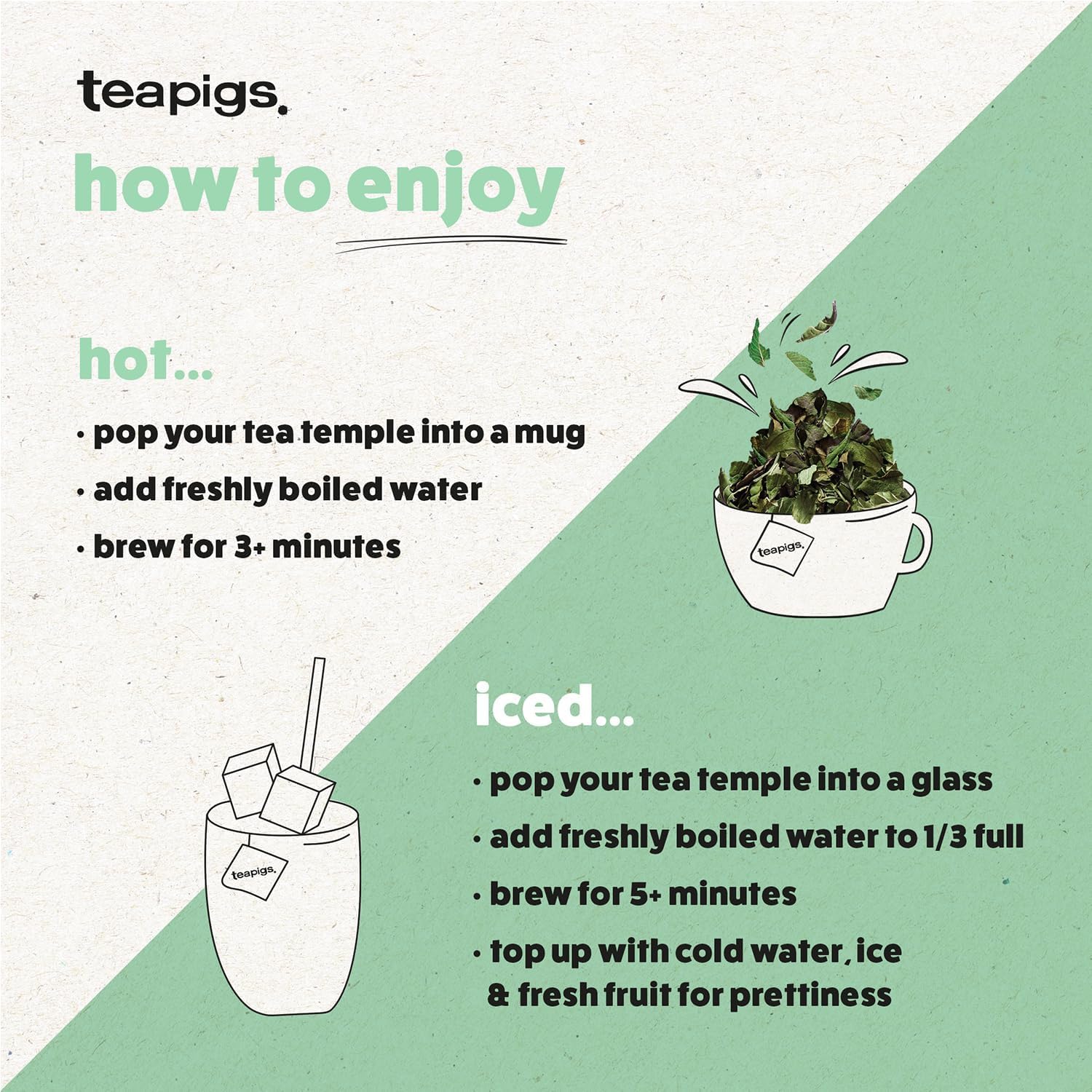 teapigs Lemon & Ginger Loose Leaf Herbal Tea - 200g Whole Leaf Infusion | Caffeine-Free 4
