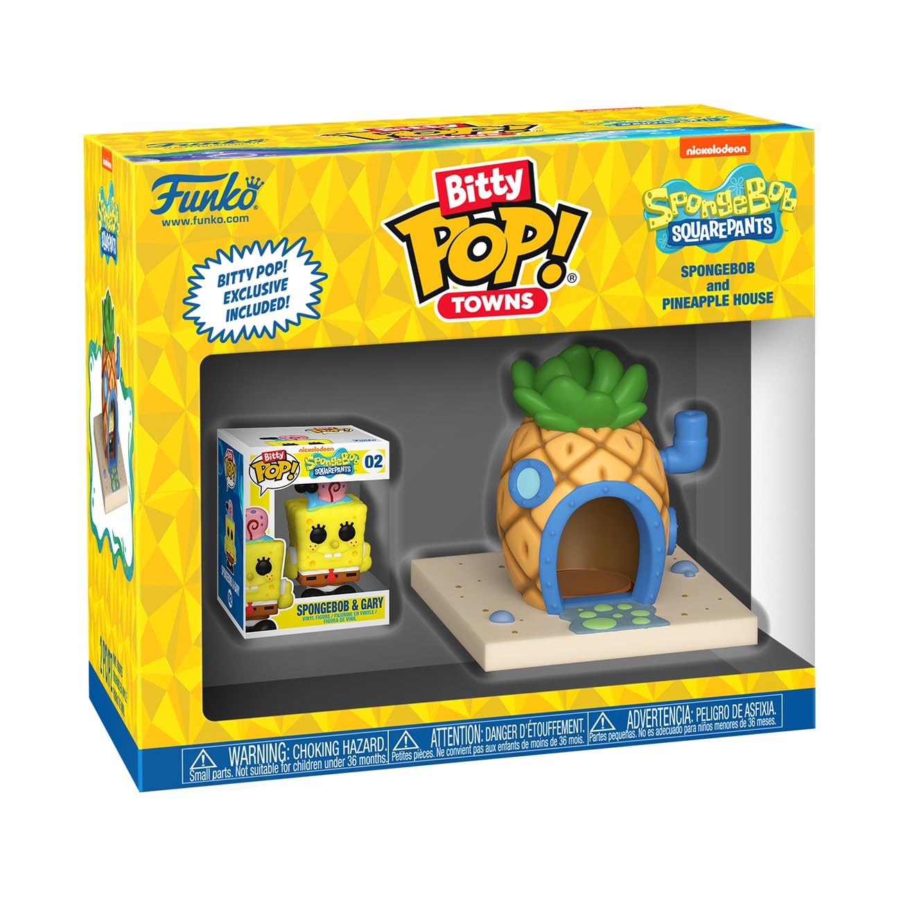Funko Bitty POP! Town: SpongeBob SquarePants - SpongeBob and Pineapple House | Vinyl | 3.5 Inches 1