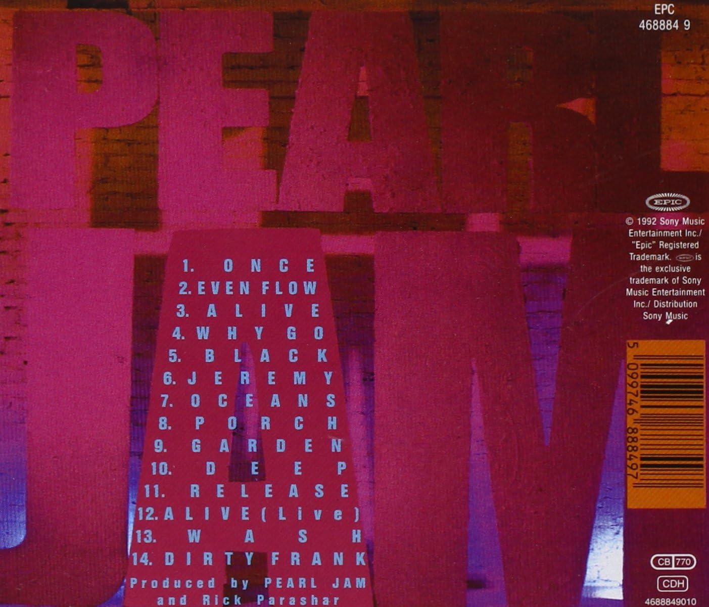 Pearl Jam - Ten [Import Edition] [Audio CD] with Bonus Tracks
