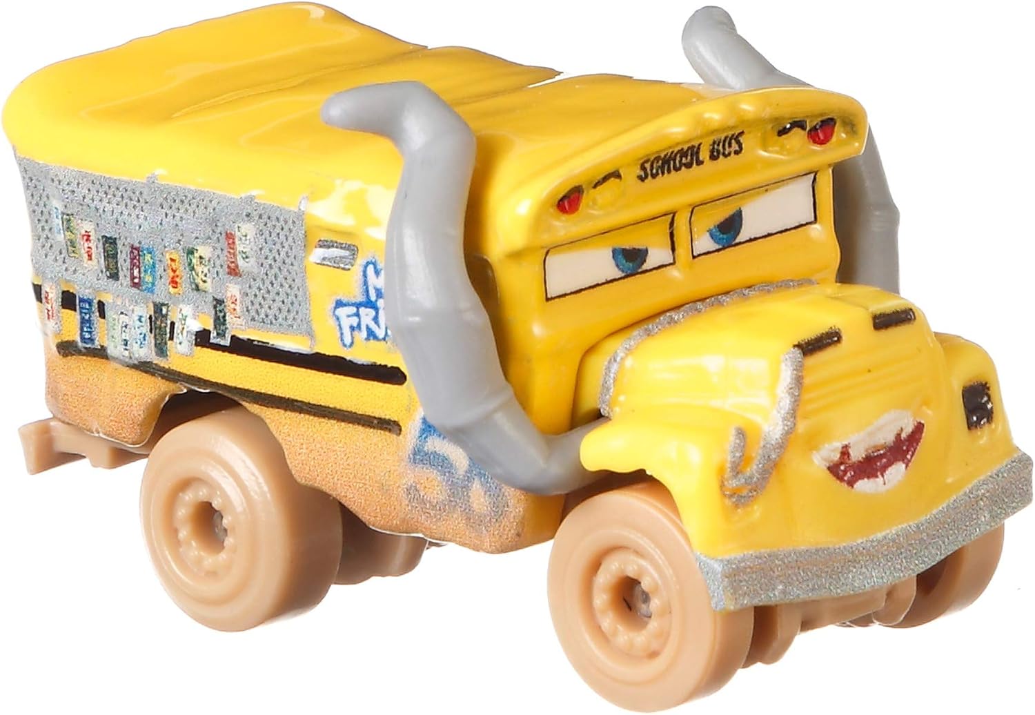 Disney and Pixar Cars Mini Racers 3-Pack - Metal Die-Cast Toy Vehicles for Kids 3+ 6