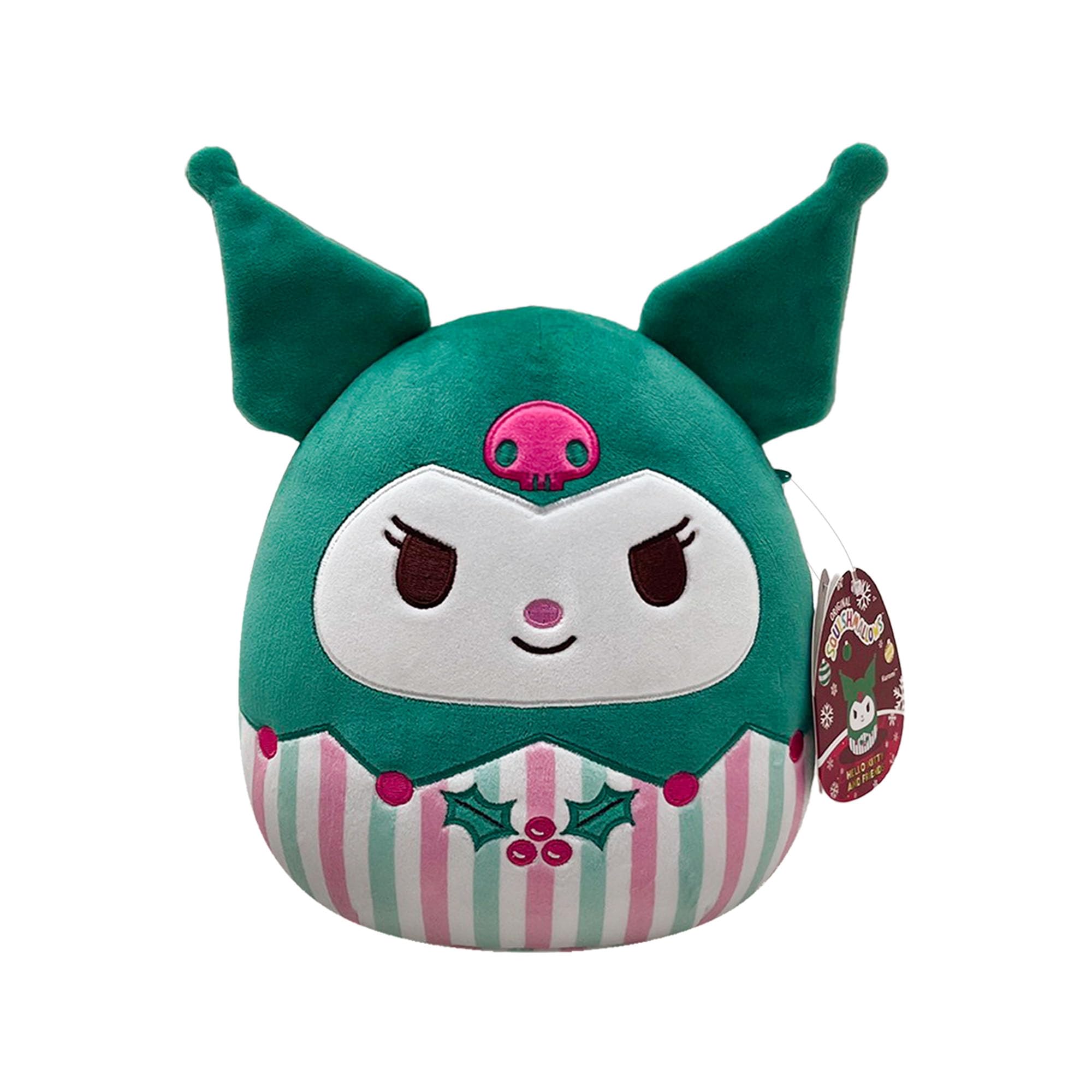 Squishmallows Holiday 2025 Kuromi 8-Inch Plush - Sanrio Licensed Collectible Stuffed Animal for Kids 3+ 6