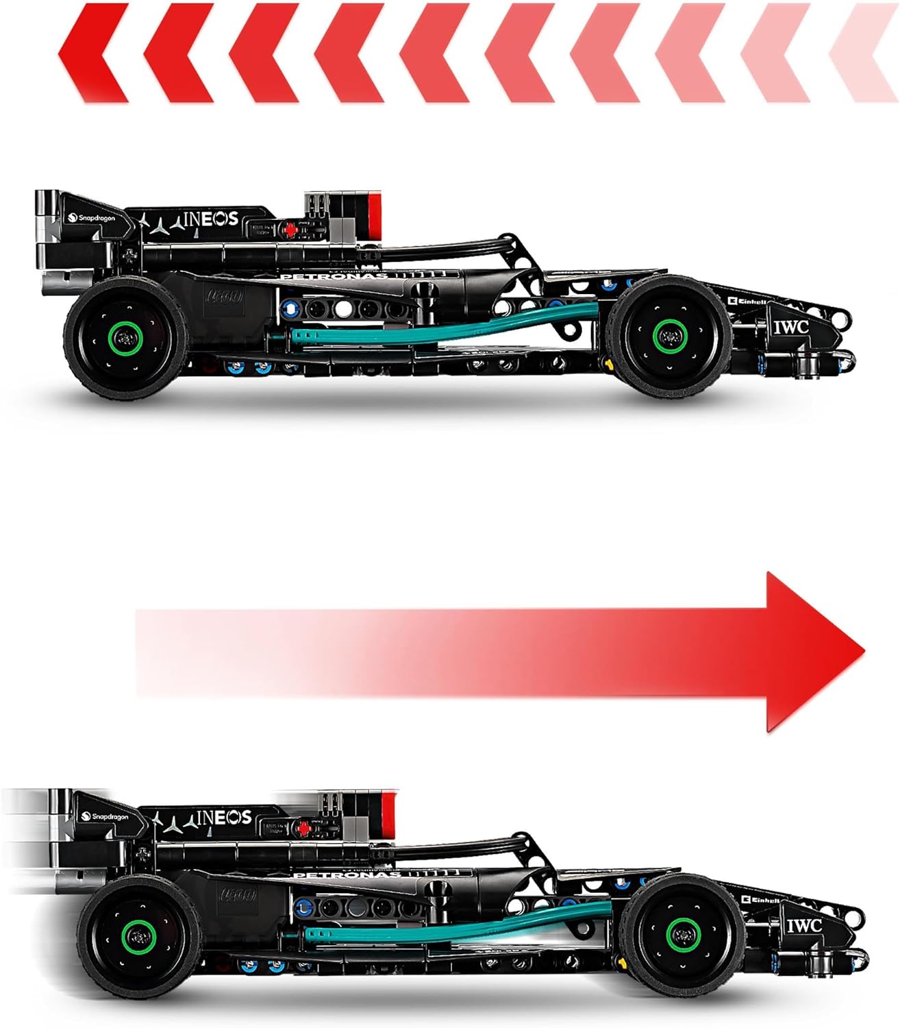 LEGO Technic Mercedes-AMG F1 W14 E Performance Pull-Back Race Car Toy - Building Set for Kids 7+ 5
