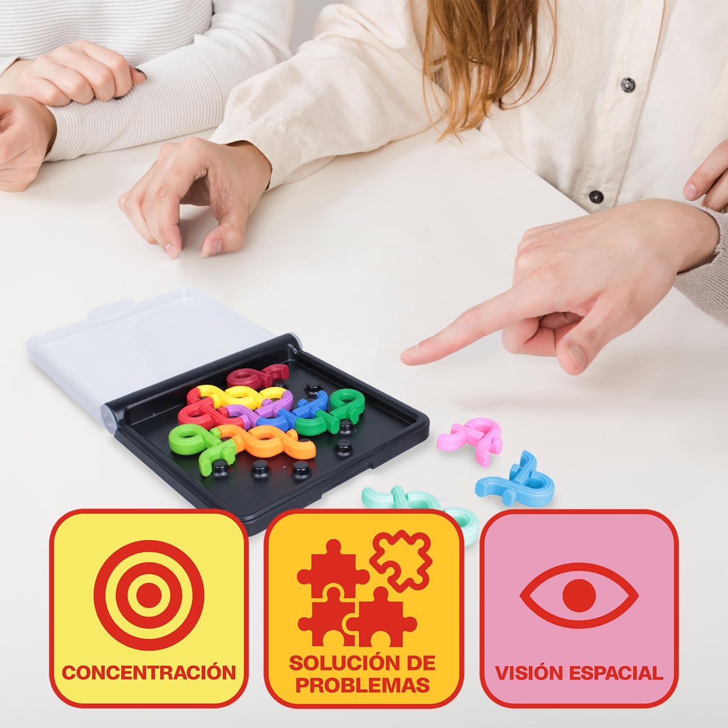 SmartGames IQ Noodles - 120 Challenges, Ages 7+, Multicoloured 4