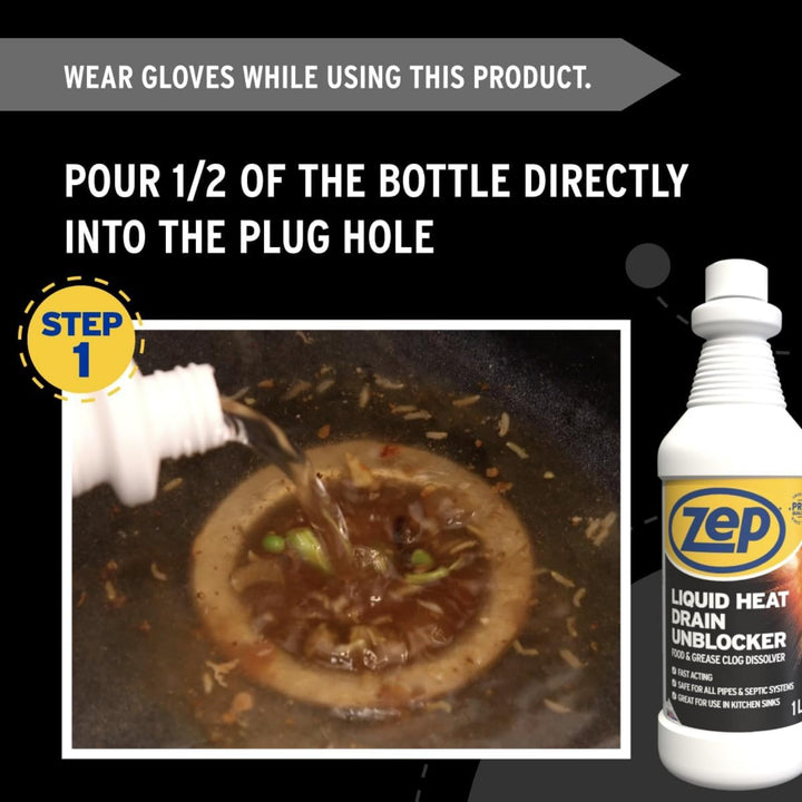 Zep Commercial - Liquid Heat Drain Unblocker