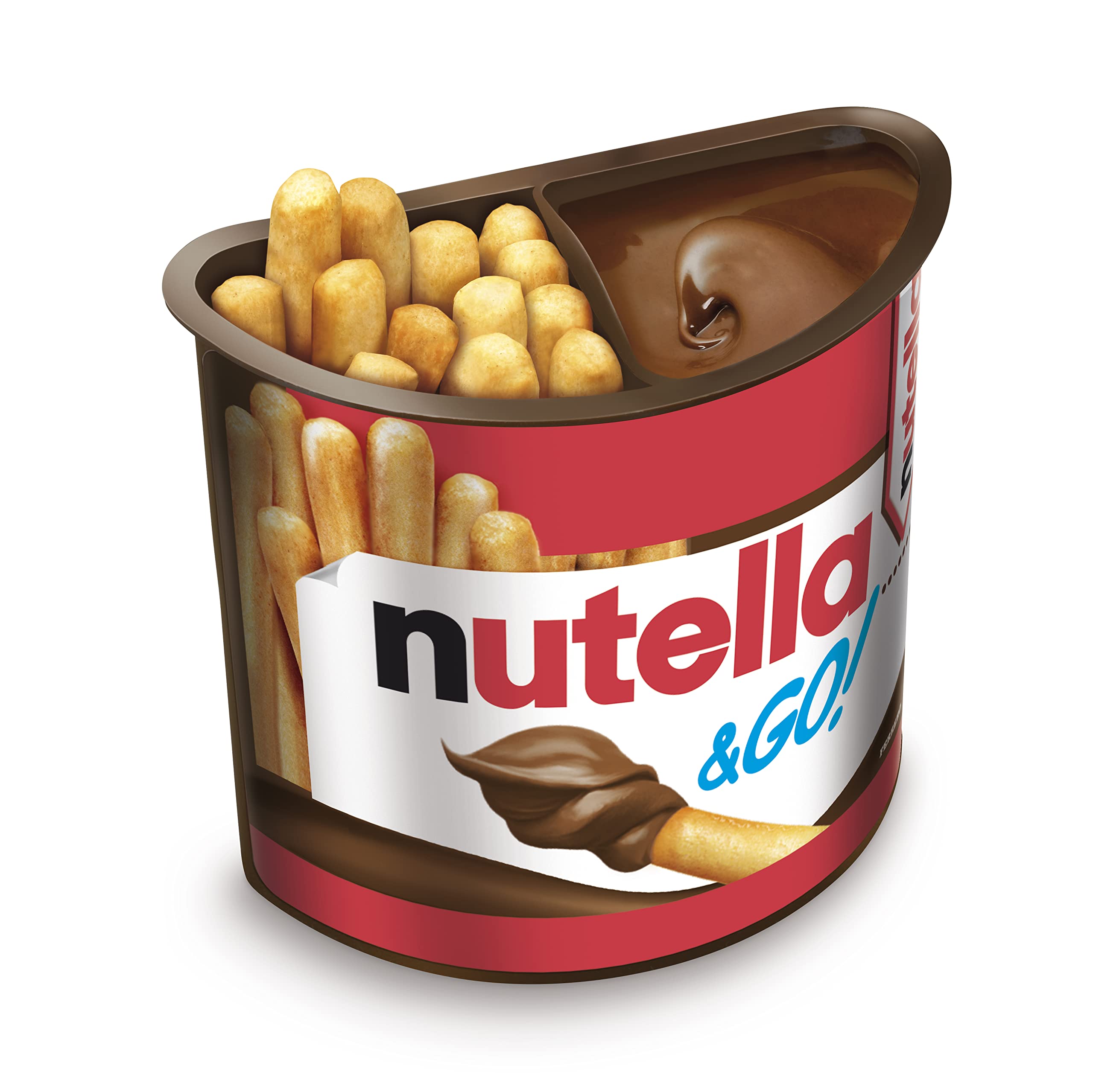 Nutella &Go! Hazelnut Snack Kit, Portable Chocolate & Breadstick Snack Pack, 12 Count 8