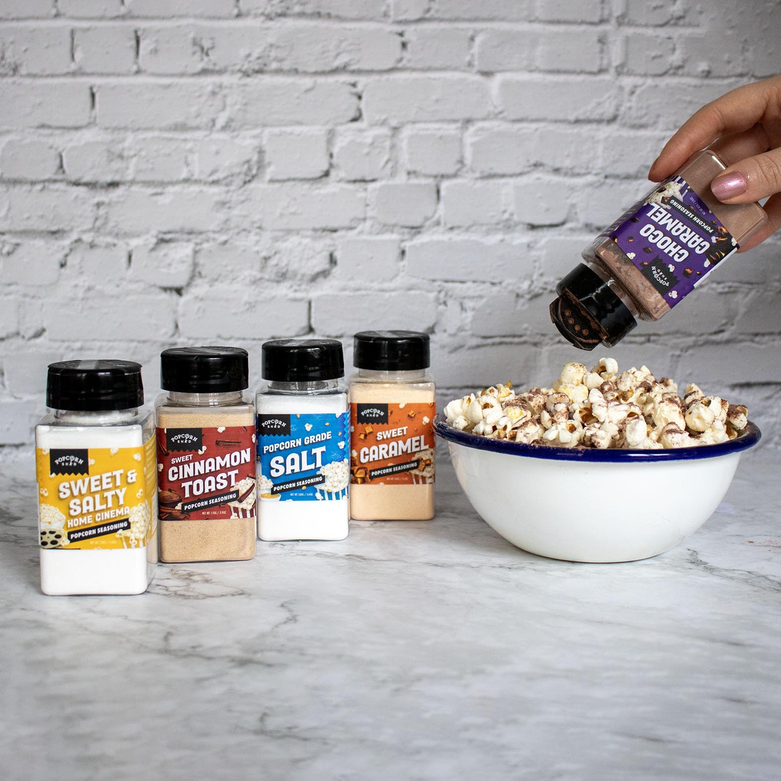Popcorn Shed Chocolate Caramel Popcorn Seasoning - DIY Gourmet Popcorn Mix for Movie Nights 4